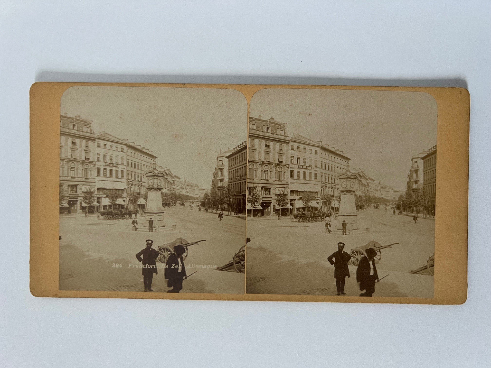 Stereobild, Unbekannter Fotograf, Frankfurt, Zeil, ca. 1900. (Taunus-Rhein-Main - Regionalgeschichtliche Sammlung Dr. Stefan Naas CC BY-NC-SA)
