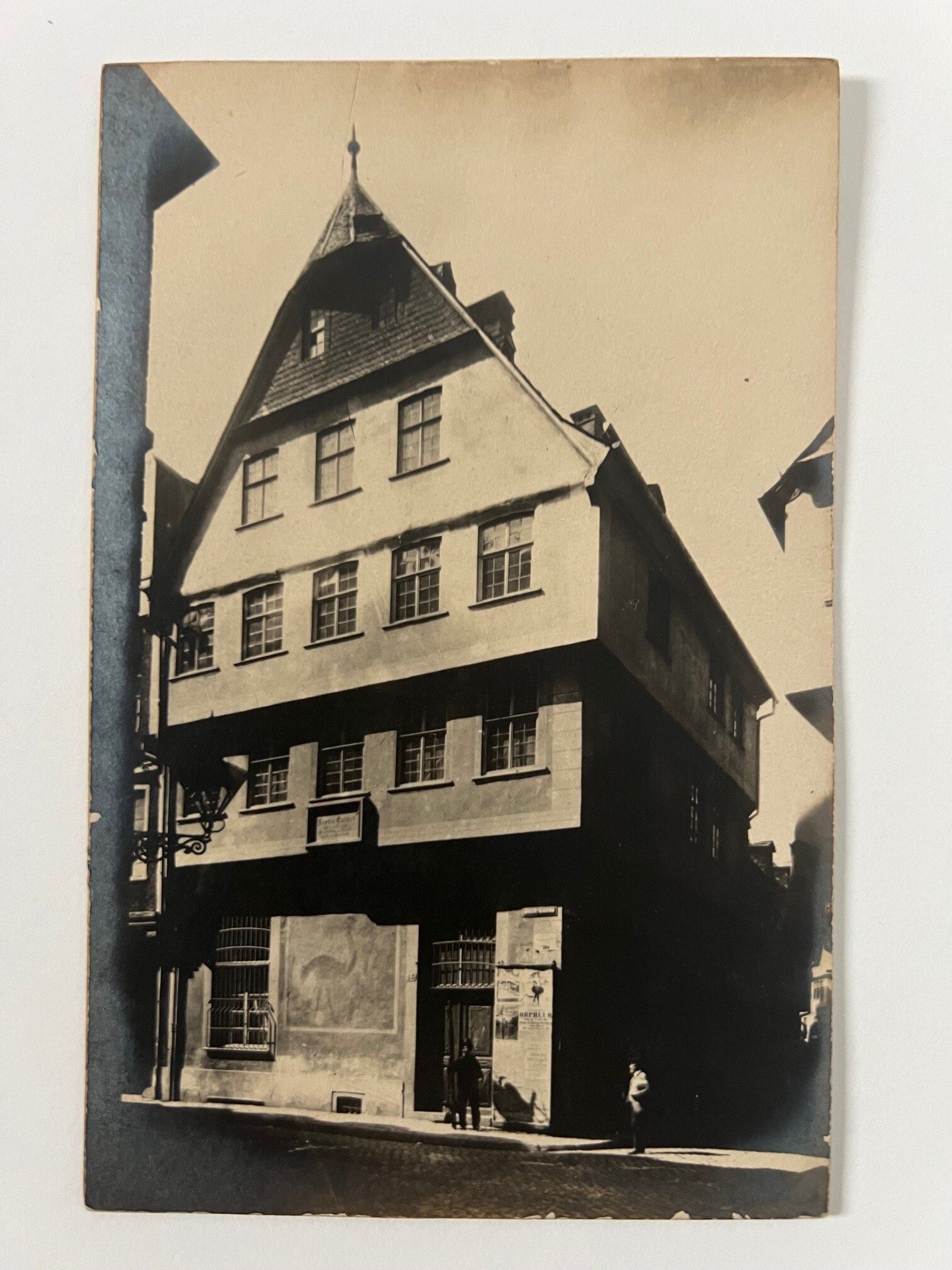 Gottfried Vömel, Frankfurt, Haus "Zum Vogel Strauß", Buchgasse, 1896. (Taunus-Rhein-Main - Regionalgeschichtliche Sammlung Dr. Stefan Naas CC BY-NC-SA)