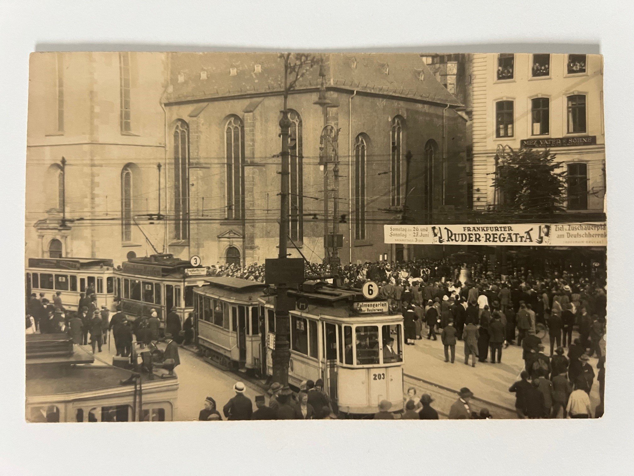 Gottfried Vömel, Frankfurt, Katharinenkirche, neue Glocke, 26. Juni 1926. (Taunus-Rhein-Main - Regionalgeschichtliche Sammlung Dr. Stefan Naas CC BY-NC-SA)