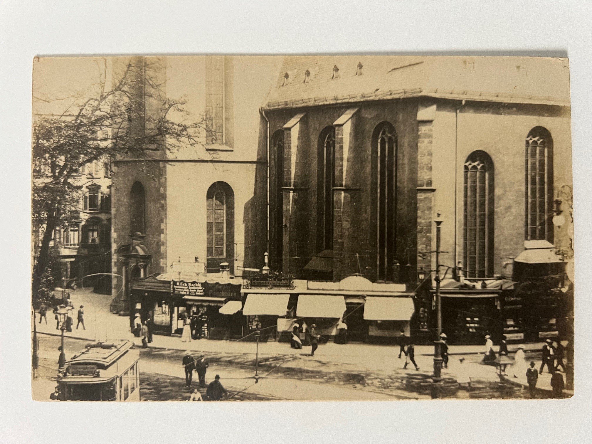 Gottfried Vömel, Frankfurt, Katharinenkirche, ca. 1905. (Taunus-Rhein-Main - Regionalgeschichtliche Sammlung Dr. Stefan Naas CC BY-NC-SA)