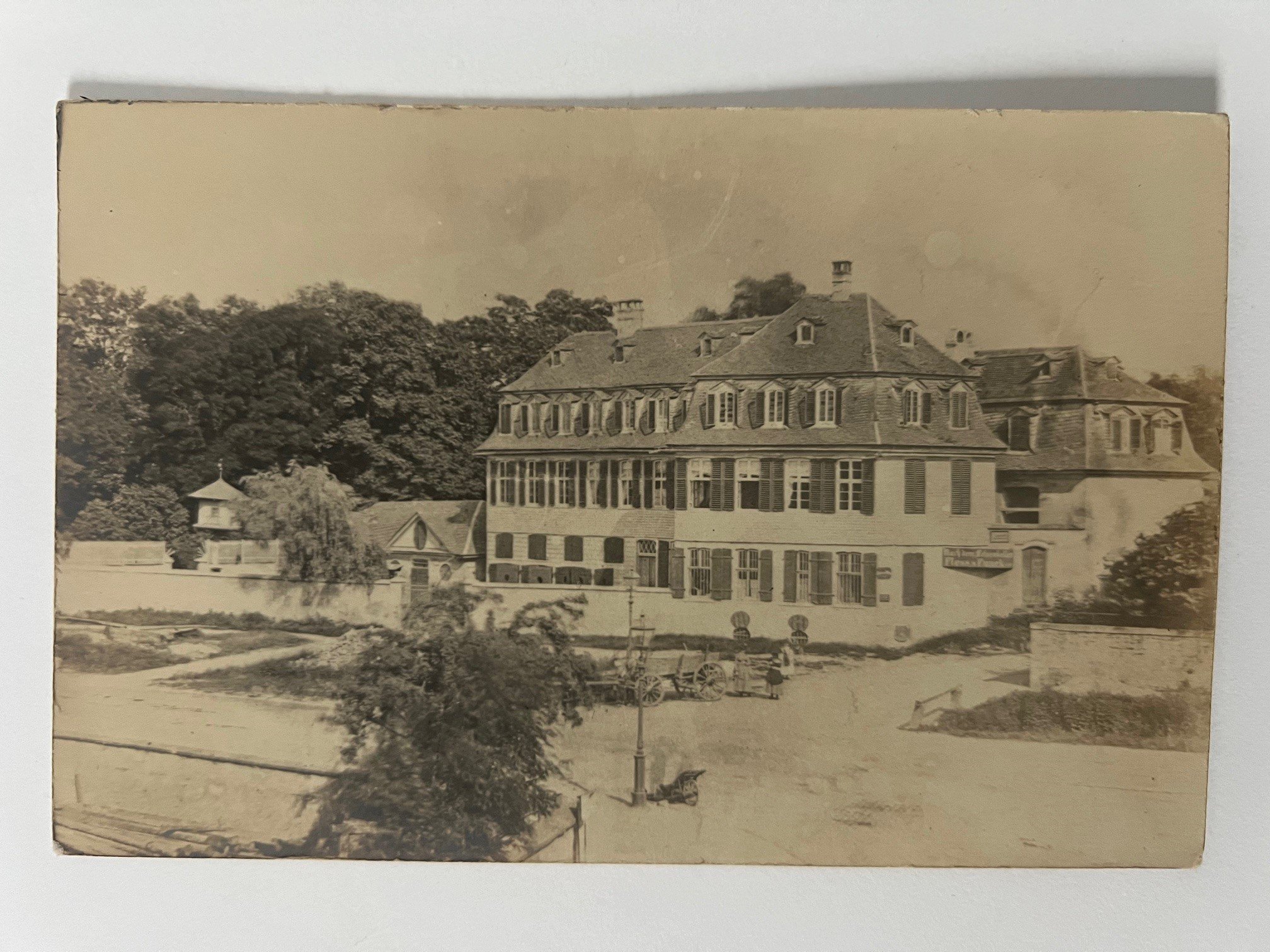 Gottfried Vömel, Frankfurt, Haus Bansa, nach einer alten Platte von 1872, ca. 1905. (Taunus-Rhein-Main - Regionalgeschichtliche Sammlung Dr. Stefan Naas CC BY-NC-SA)