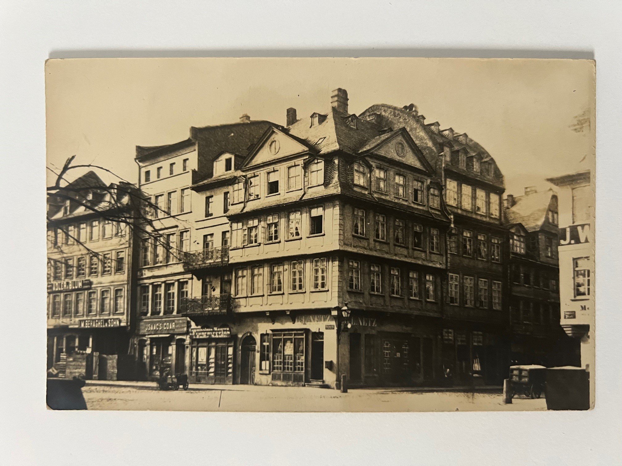Gottfried Vömel, Frankfurt, Haus Metz, Steinweg, nach einer alten Platte von 1868, ca. 1905. (Taunus-Rhein-Main - Regionalgeschichtliche Sammlung Dr. Stefan Naas CC BY-NC-SA)