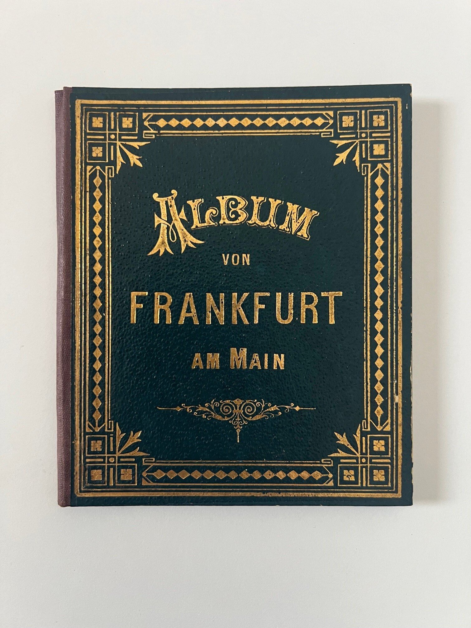 Unbekannter Hersteller, Album von Frankfurt am Main, 25 Lithographien als Leporello, ca. 1887. (Taunus-Rhein-Main - Regionalgeschichtliche Sammlung Dr. Stefan Naas CC BY-NC-SA)
