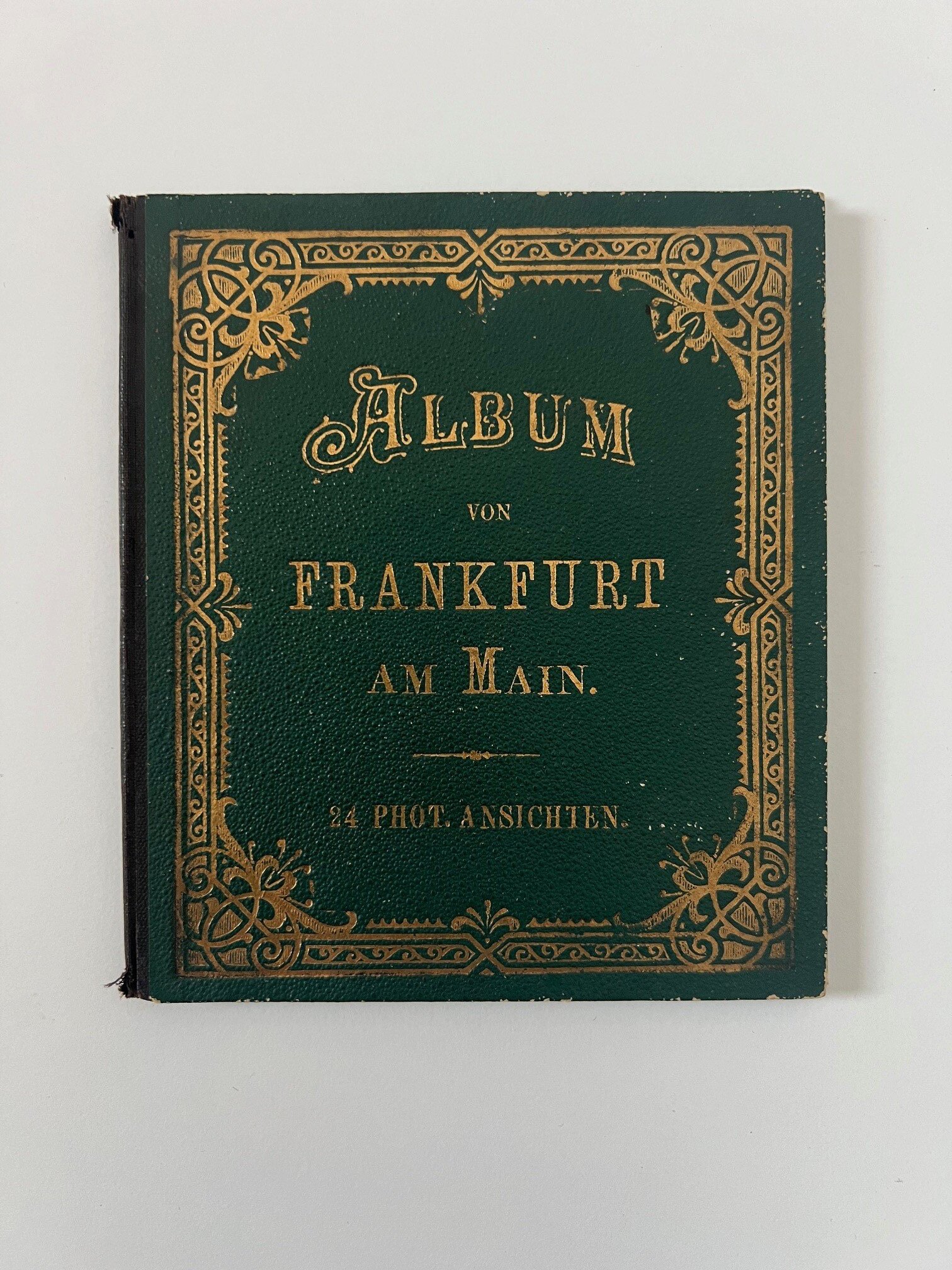 Unbekannter Hersteller, Album von Frankfurt am Main, 24 Lithographien als Leporello, ca. 1885. (Taunus-Rhein-Main - Regionalgeschichtliche Sammlung Dr. Stefan Naas CC BY-NC-SA)