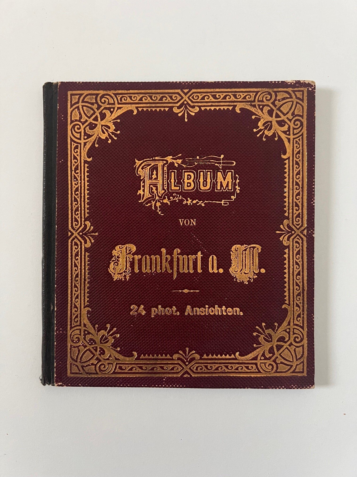 Unbekannter Hersteller, Album von Frankfurt a. M., 24 Lithographien als Leporello, ca. 1885. (Taunus-Rhein-Main - Regionalgeschichtliche Sammlung Dr. Stefan Naas CC BY-NC-SA)