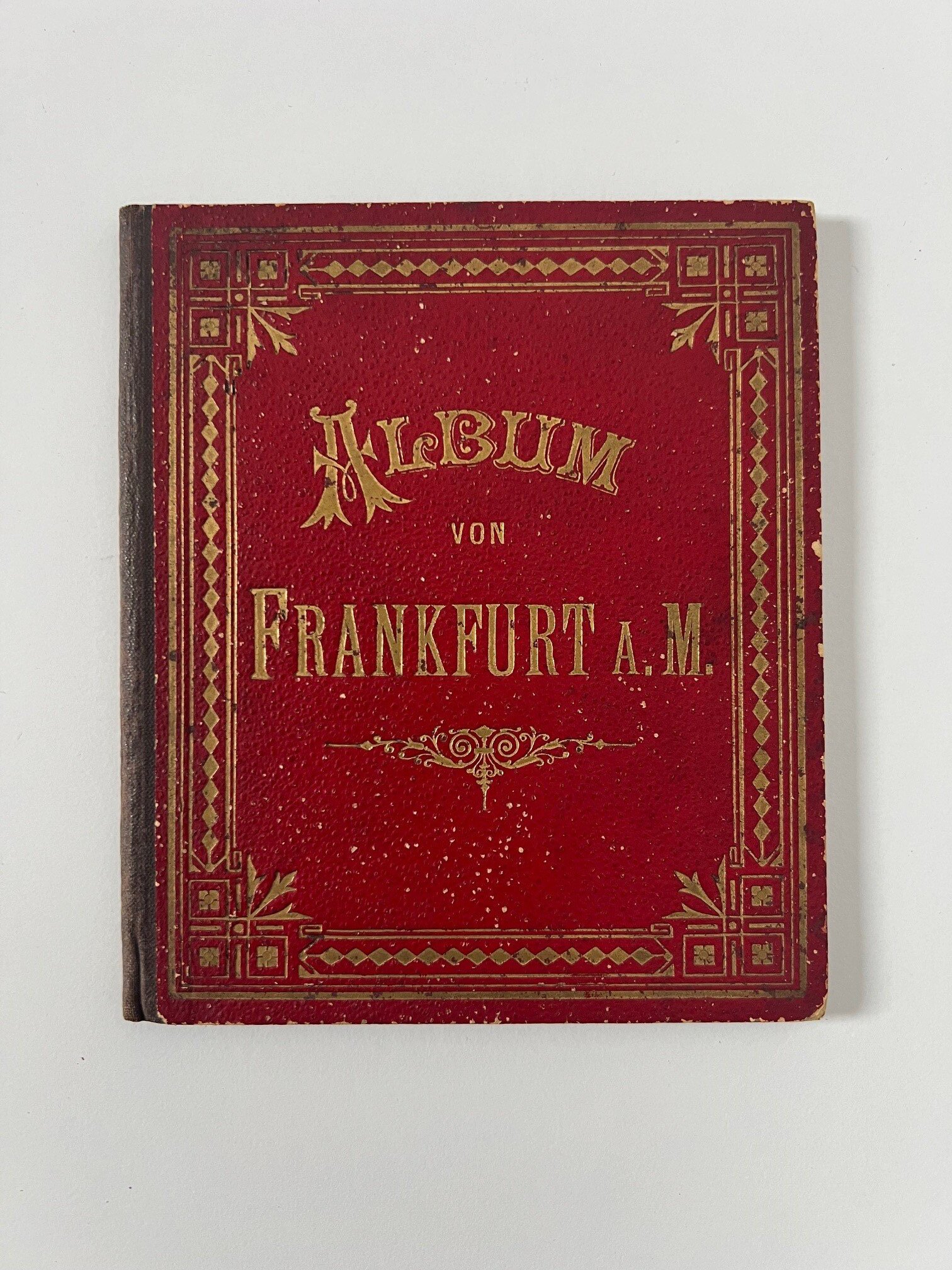 Unbekannter Hersteller, Album von Frankfurt am Main, 24 Lithographien als Leporello, ca. 1889. (Taunus-Rhein-Main - Regionalgeschichtliche Sammlung Dr. Stefan Naas CC BY-NC-SA)