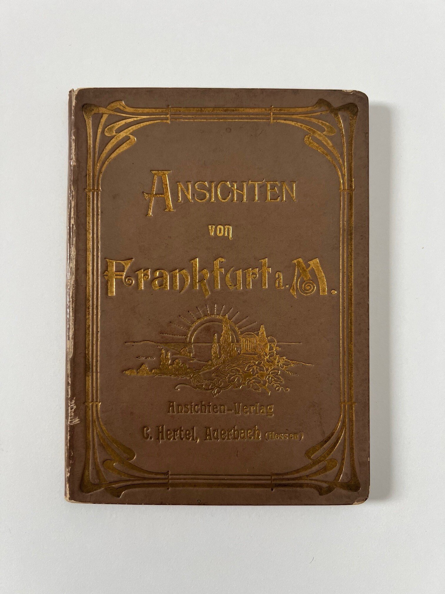 Carl Hertel, Ansichten von Frankfurt a. M., 25 Lichtdrucke als Leporello, 1897. (Taunus-Rhein-Main - Regionalgeschichtliche Sammlung Dr. Stefan Naas CC BY-NC-SA)