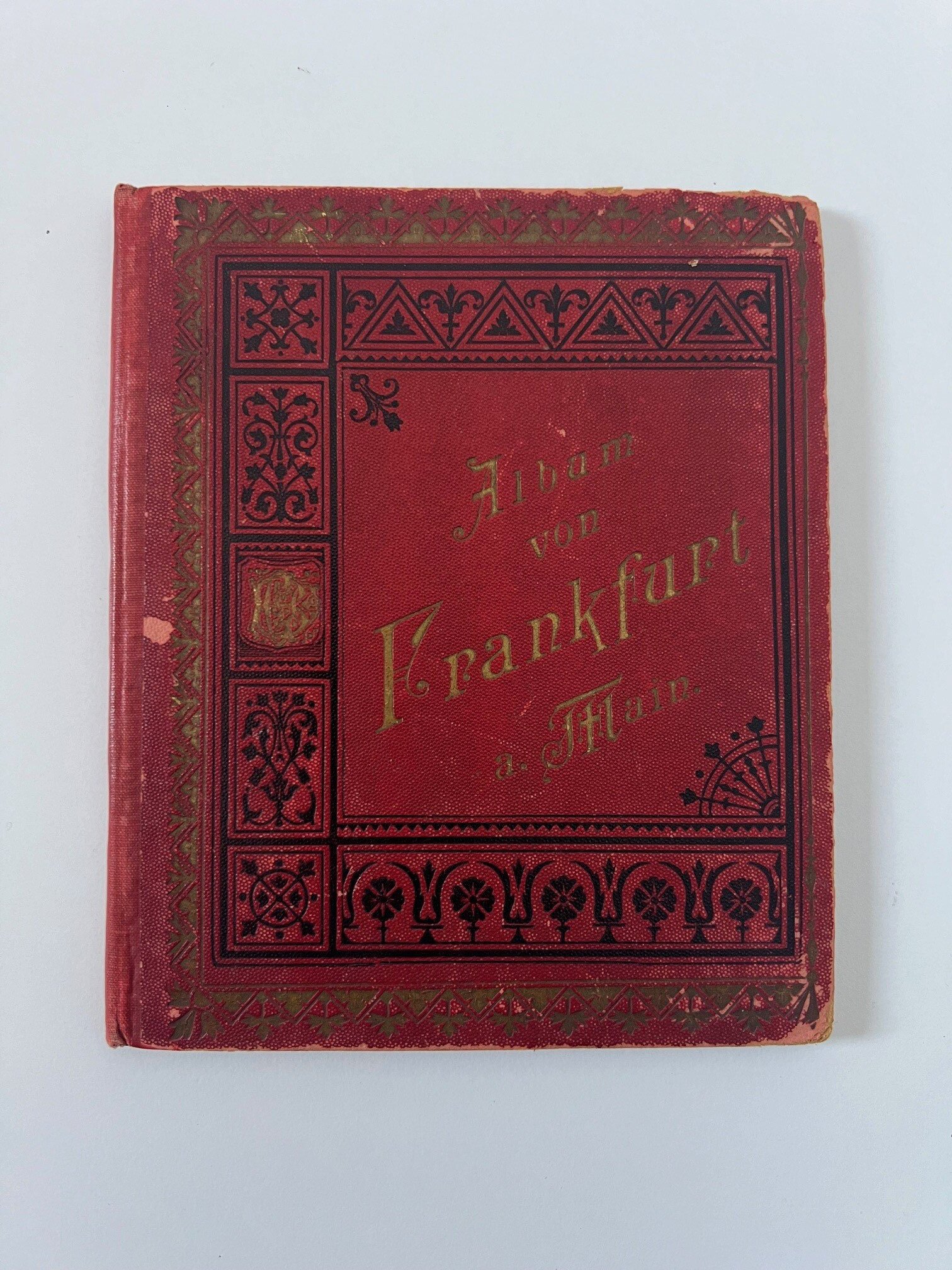 Verlag Gerhard Blümlein & Co, Album von Frankfurt am Main, 33 Lithographien als Leporello, ca. 1895. (Taunus-Rhein-Main - Regionalgeschichtliche Sammlung Dr. Stefan Naas CC BY-NC-SA)