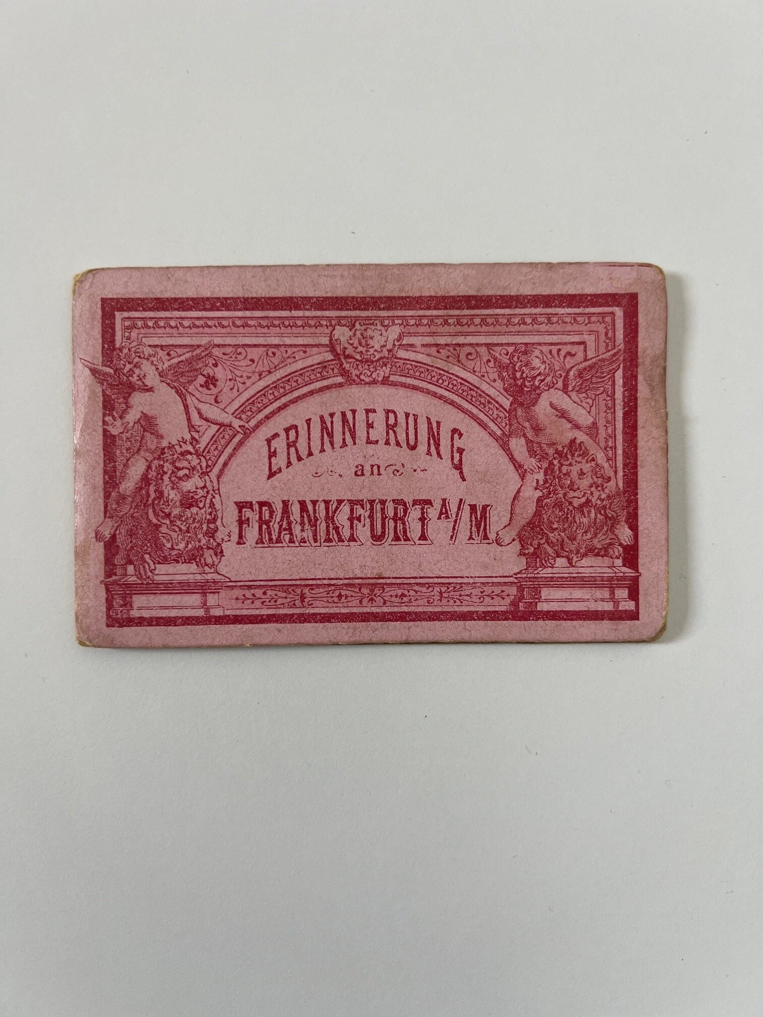 Unbekannter Hersteller, Erinnerung an Frankfurt a. M., Leporello mit 12 Lithographien, ca. 1881. (Taunus-Rhein-Main - Regionalgeschichtliche Sammlung Dr. Stefan Naas CC BY-NC-SA)