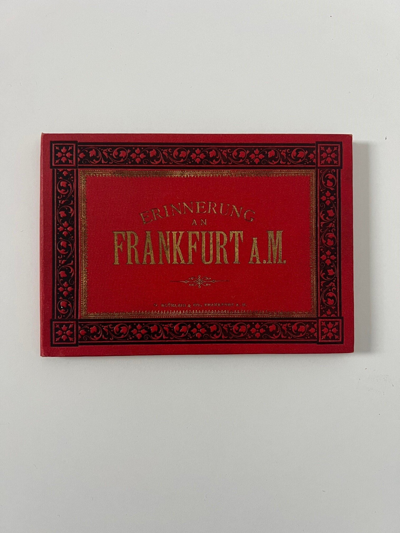 Gerhard Blümlein, Erinnerung an Frankfurt am Main, Leporello mit 27 Lithographien, ca. 1896. (Taunus-Rhein-Main - Regionalgeschichtliche Sammlung Dr. Stefan Naas CC BY-NC-SA)