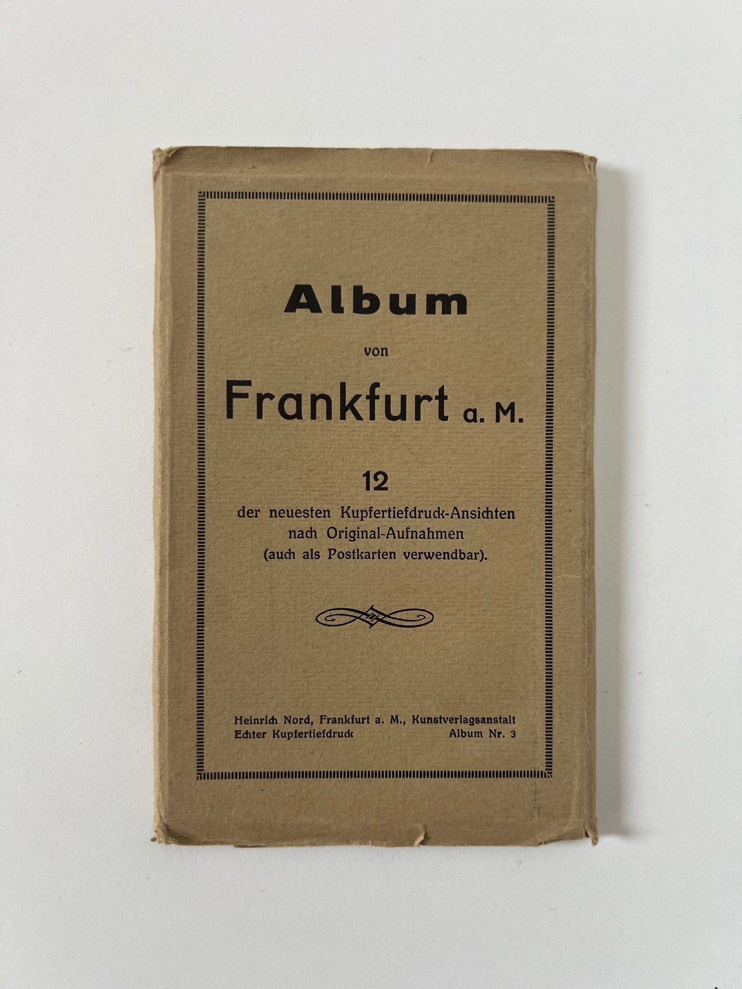 Heinrich Nord, Album von Frankfurt a. M. 12 der neuesten Kupfertiefdruck-Ansichten nach Original-Aufnahmen, ca. 1930. (Taunus-Rhein-Main - Regionalgeschichtliche Sammlung Dr. Stefan Naas CC BY-NC-SA)