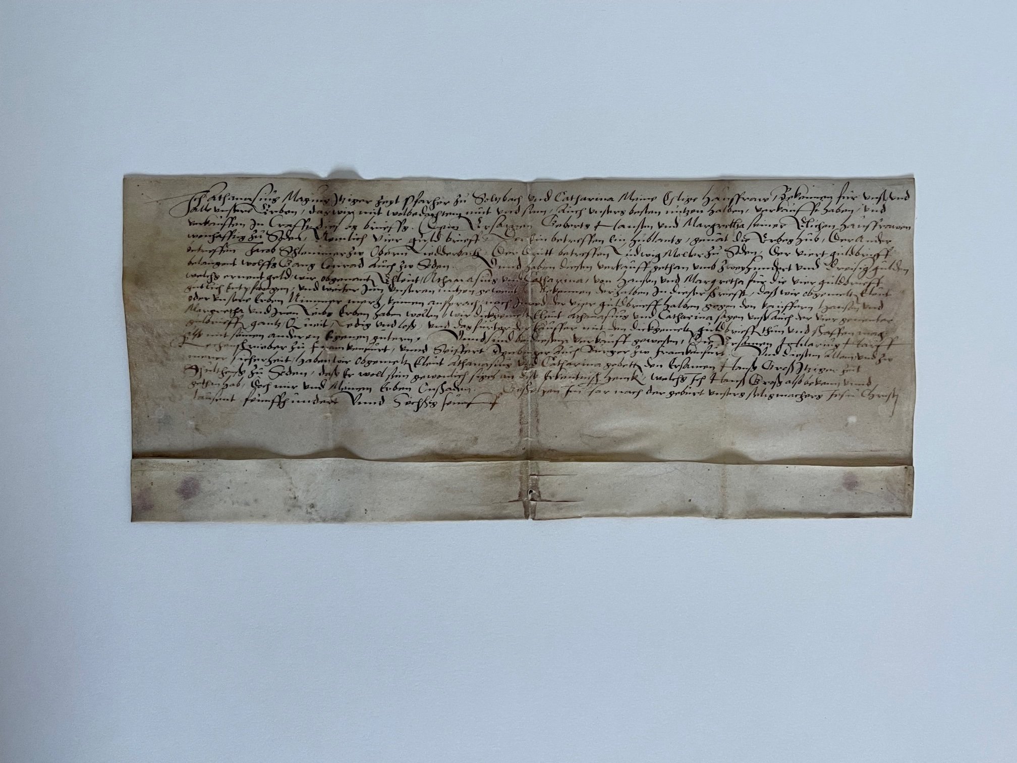 Sodener Kaufvertrag von 1565 (Taunus-Rhein-Main - Regionalgeschichtliche Sammlung Dr. Stefan Naas CC BY-NC-SA)