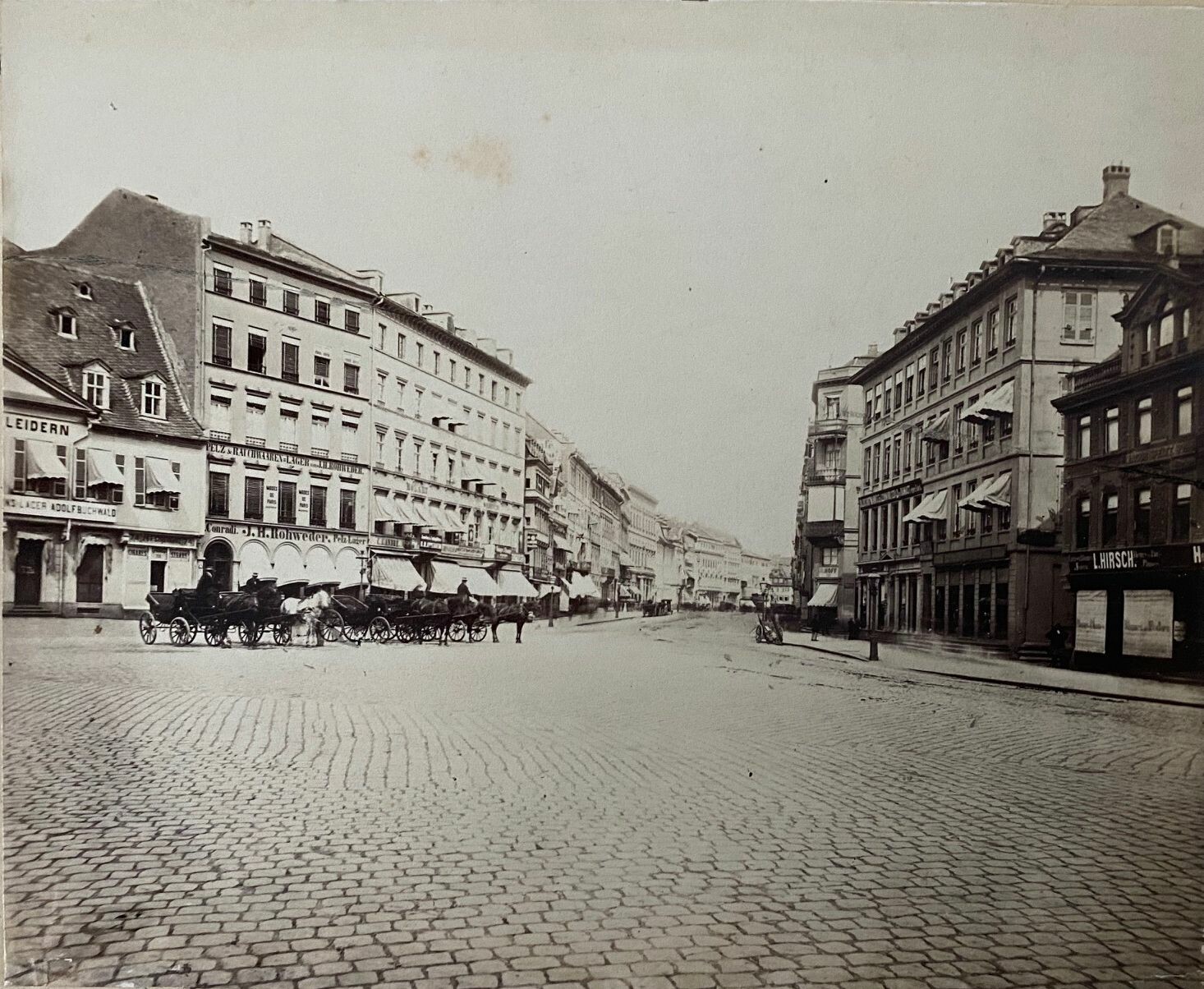 Theodor Creifelds, Zeil, Frankfurt am Main, um 1866 (Taunus-Rhein-Main - Regionalgeschichtliche Sammlung Dr. Stefan Naas CC BY-NC-SA)