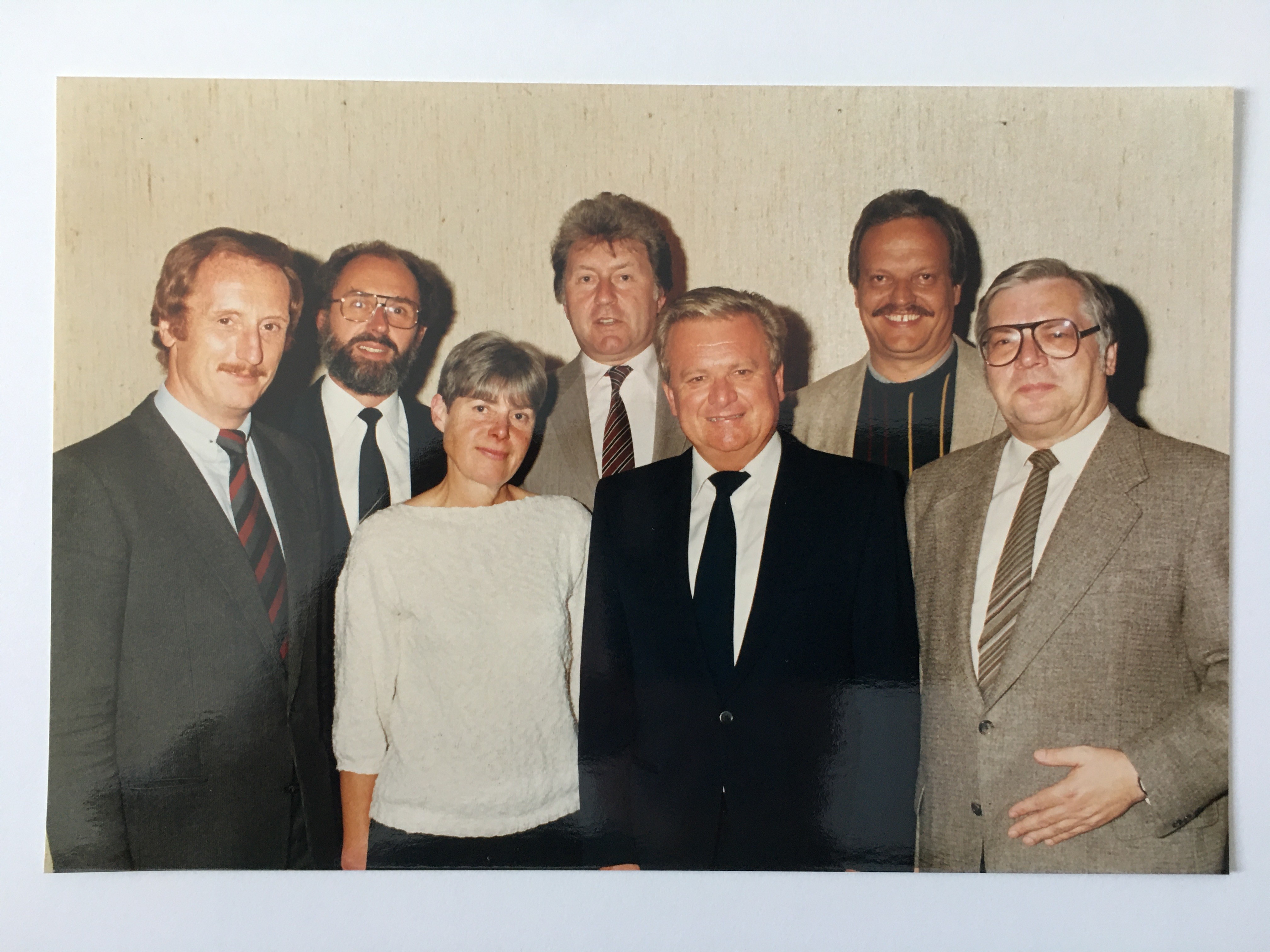 Das SPD-Spitzenteam zur Kommunalwahl 1985, Herbst 1984 (Taunus-Rhein-Main - Regionalgeschichtliche Sammlung Dr. Stefan Naas CC BY-NC-SA)