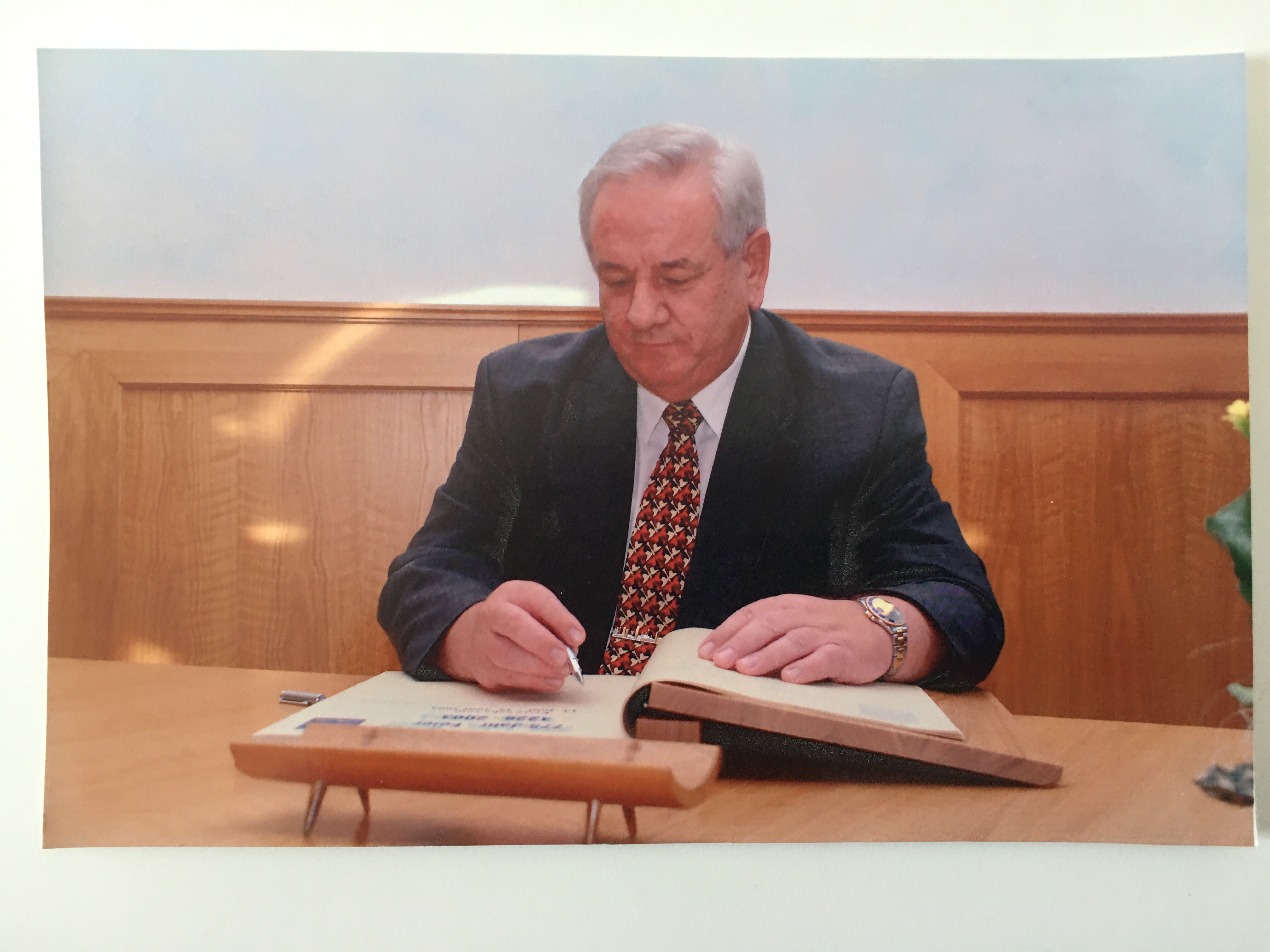 Bürgermeister Peter Frosch in Steinbach-Hallenberg, 2003 (Taunus-Rhein-Main - Regionalgeschichtliche Sammlung Dr. Stefan Naas CC BY-NC-SA)