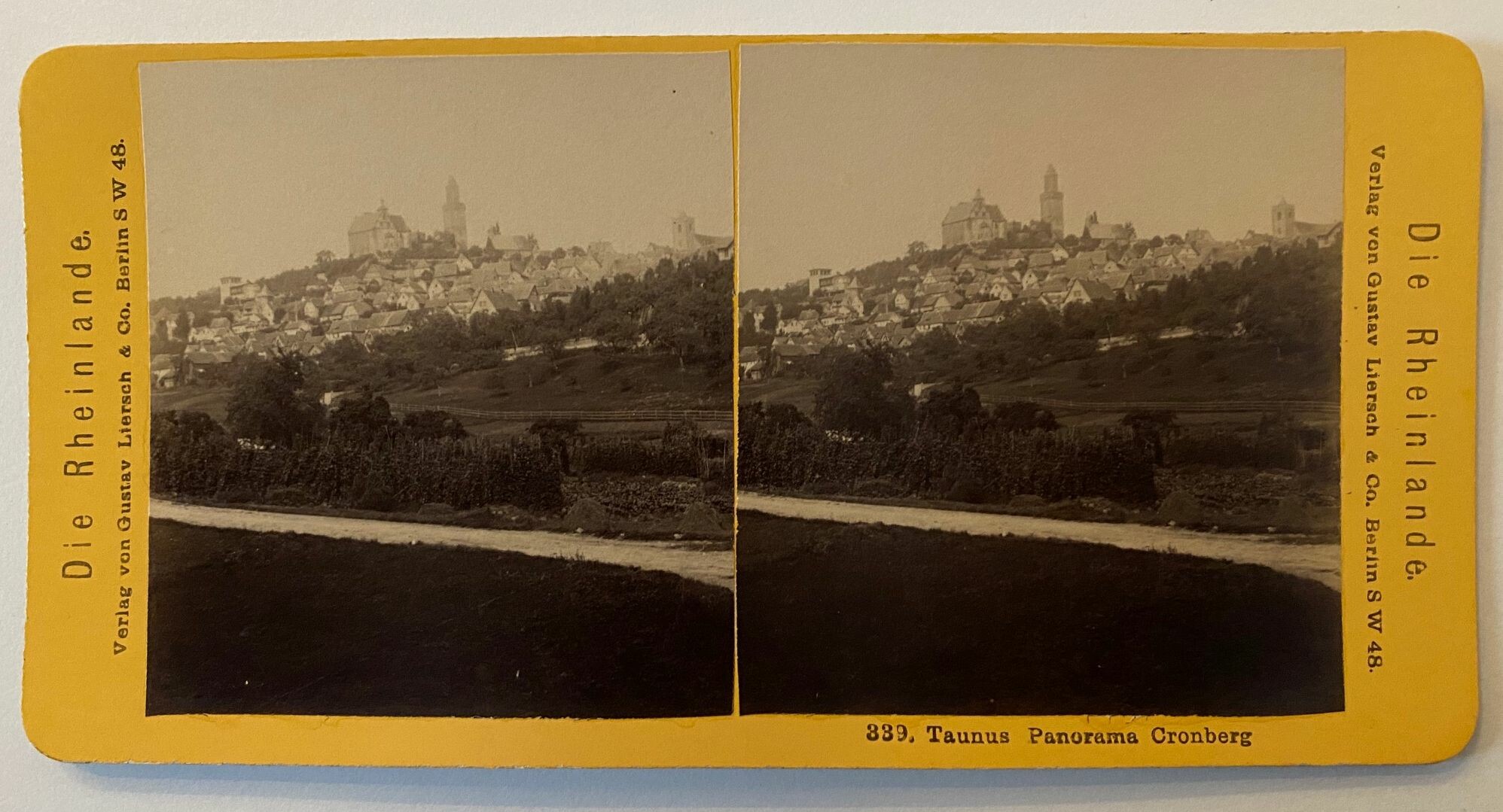 Taunus, Panorama Cronberg, ca. 1900 (Taunus-Rhein-Main - Regionalgeschichtliche Sammlung Dr. Stefan Naas CC BY-NC-SA)