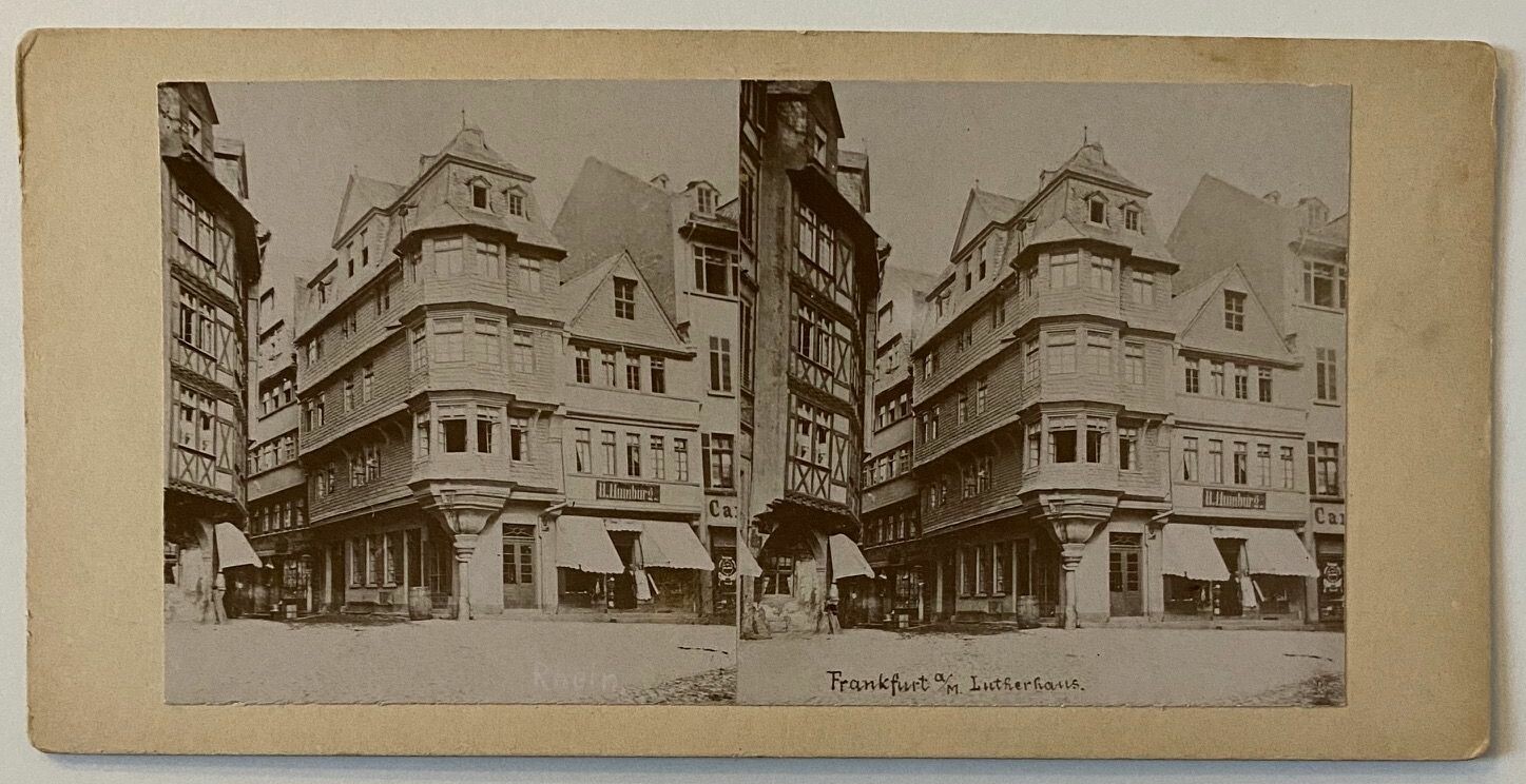 Frankfurt a. M. Lutherhaus, ca. 1888 (Taunus-Rhein-Main - Regionalgeschichtliche Sammlung Dr. Stefan Naas CC BY-NC-SA)