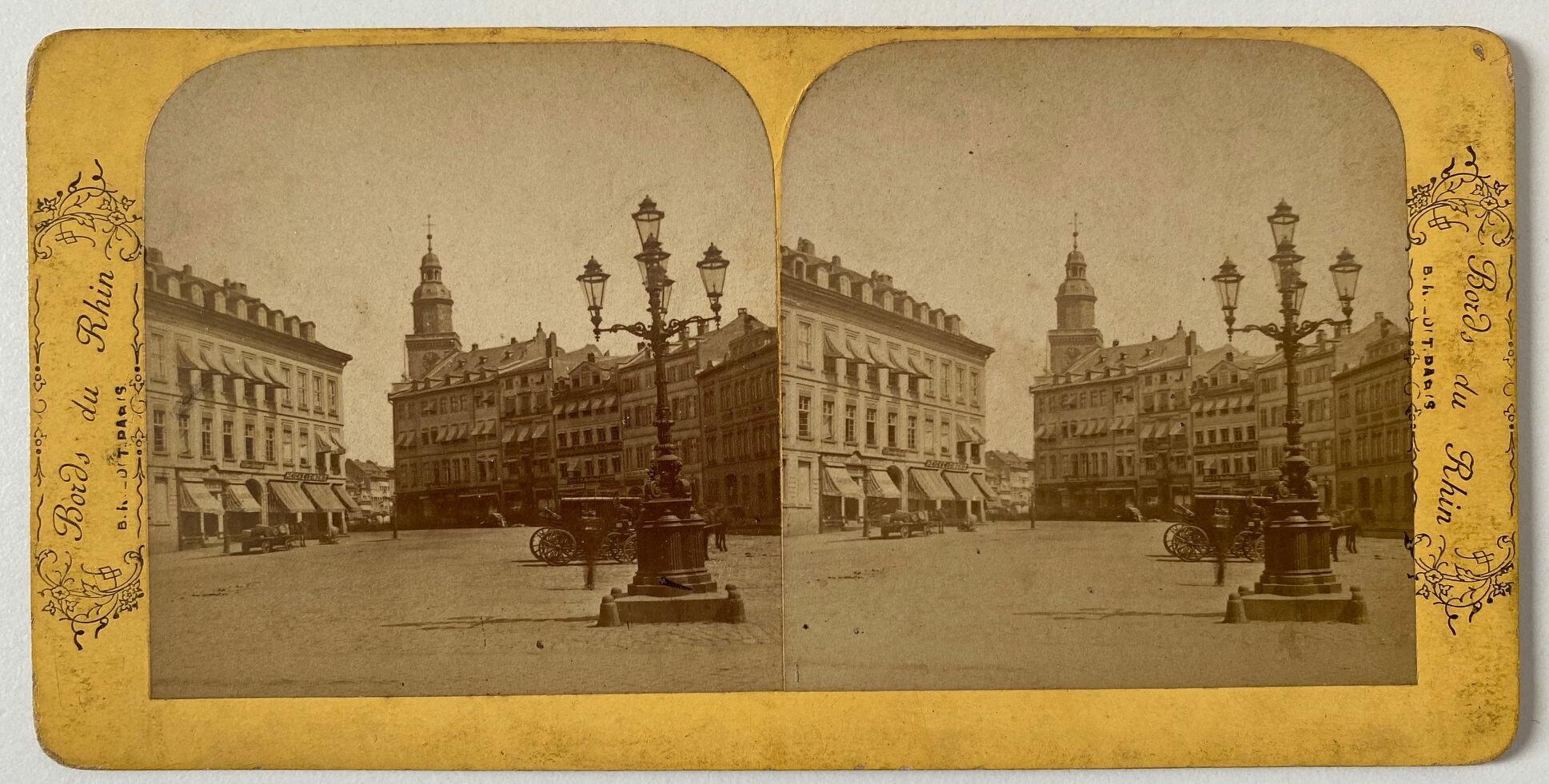 Frankfurt, Bords du Rhin, Rossmarkt, ca. 1872 (Taunus-Rhein-Main - Regionalgeschichtliche Sammlung Dr. Stefan Naas CC BY-NC-SA)