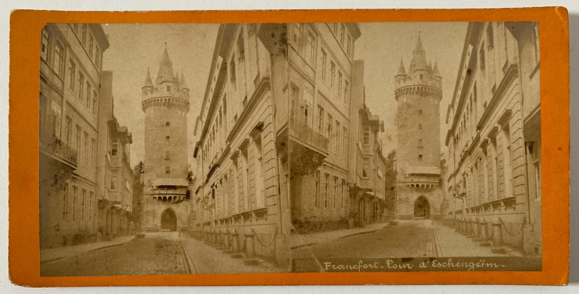 Francfort, Tour d´Eschenheim, ca. 1875 (Taunus-Rhein-Main - Regionalgeschichtliche Sammlung Dr. Stefan Naas CC BY-NC-SA)