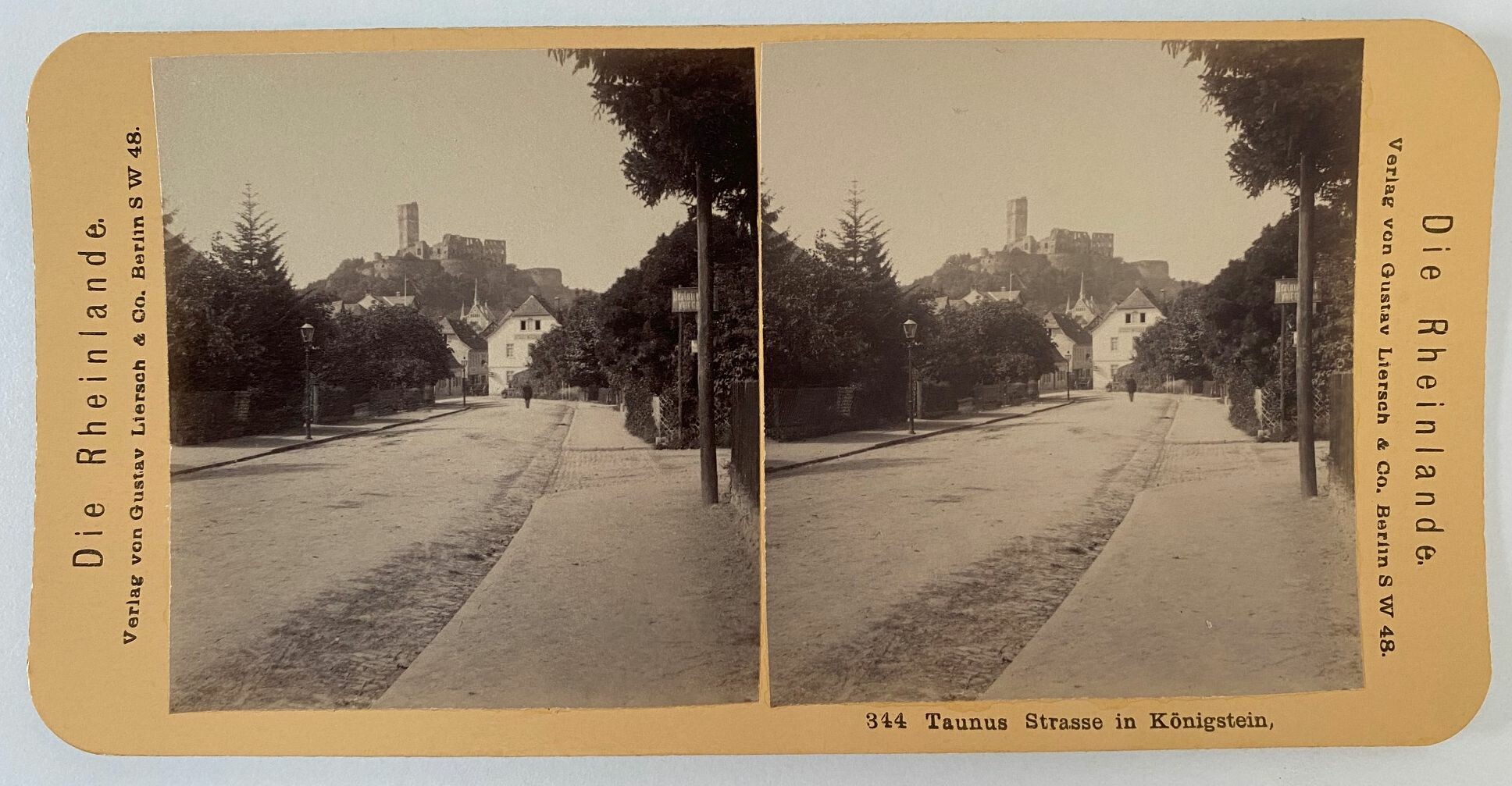 Taunus, Nr. 344 Taunus Strasse in Königstein, ca. 1900 (Taunus-Rhein-Main - Regionalgeschichtliche Sammlung Dr. Stefan Naas CC BY-NC-SA)