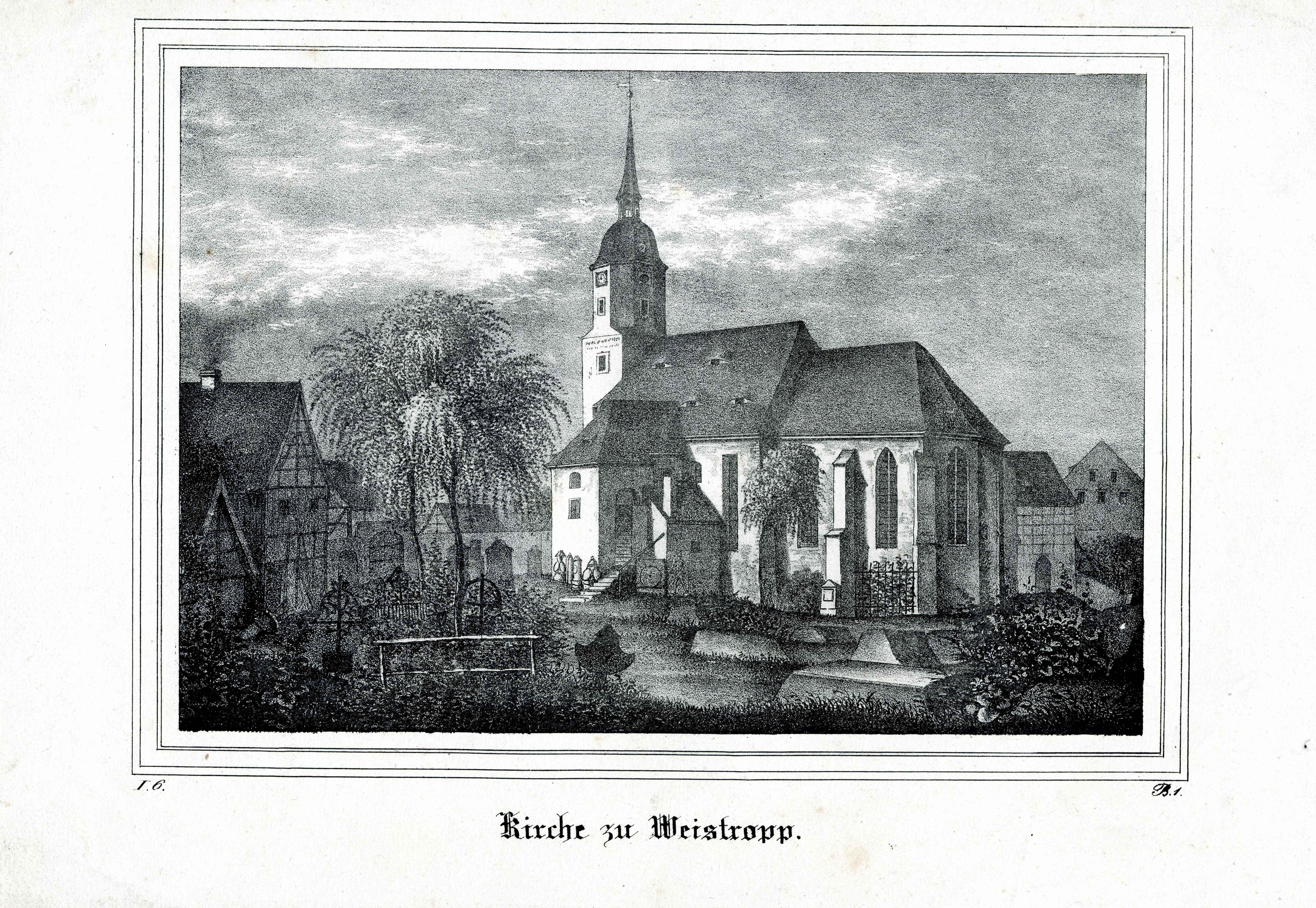 "Kirche zu Weistropp" (Museum für Sepulkralkultur CC BY-NC-SA)