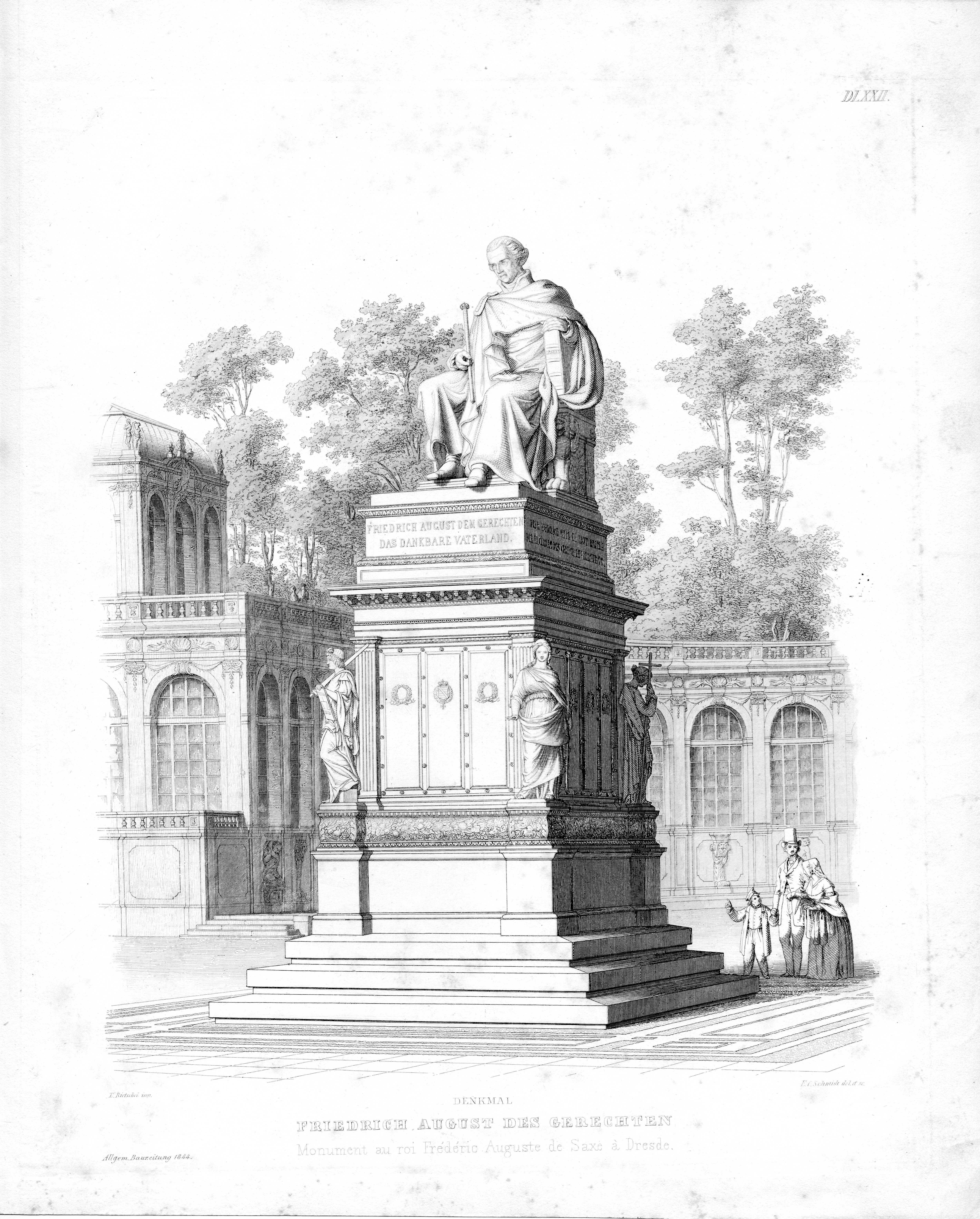 "Denkmal Friedrich August des Gerechten" (Museum für Sepulkralkultur CC BY-NC-SA)