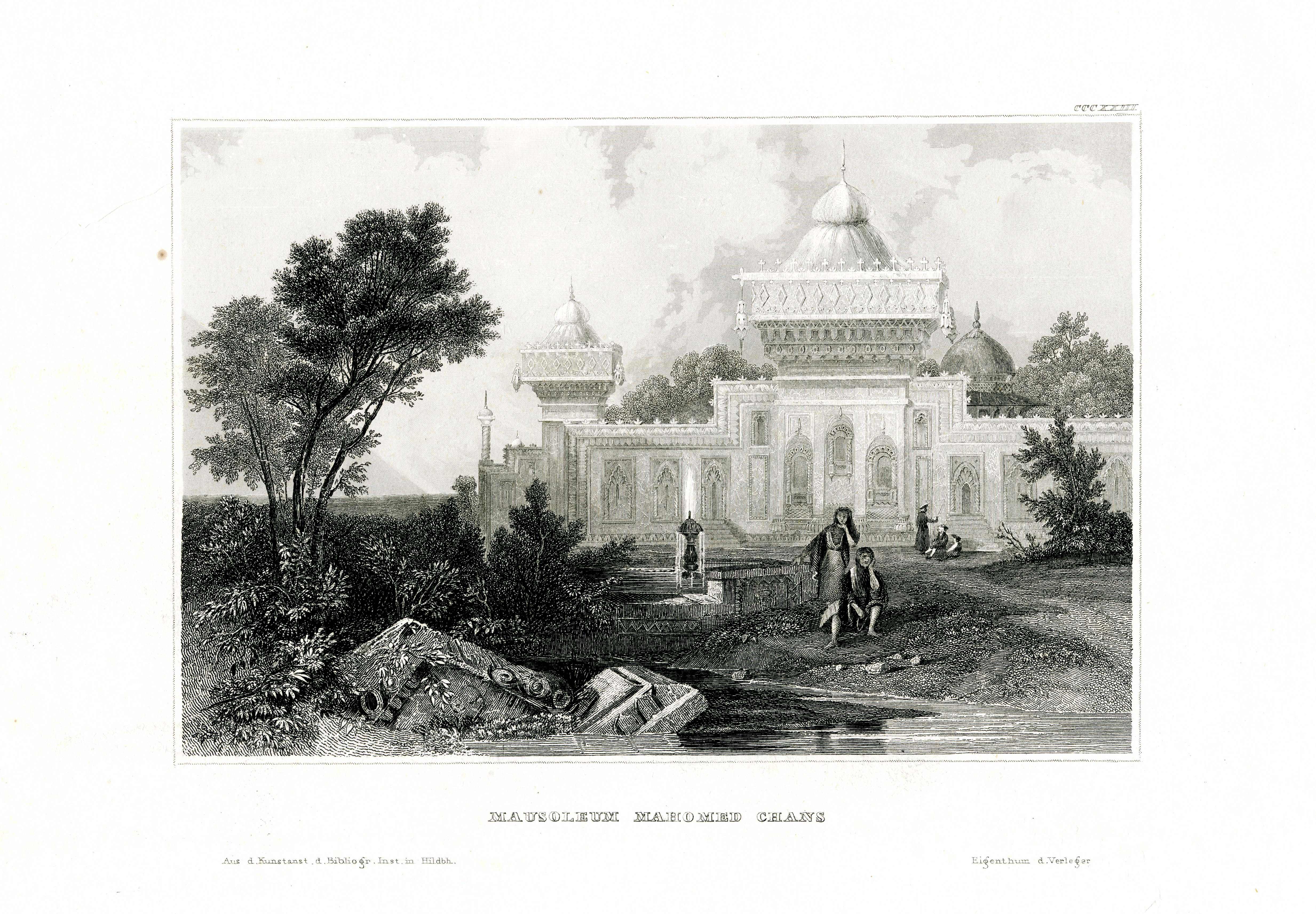"Mausoleum Mahomed Chans" (Museum für Sepulkralkultur CC BY-NC-SA)