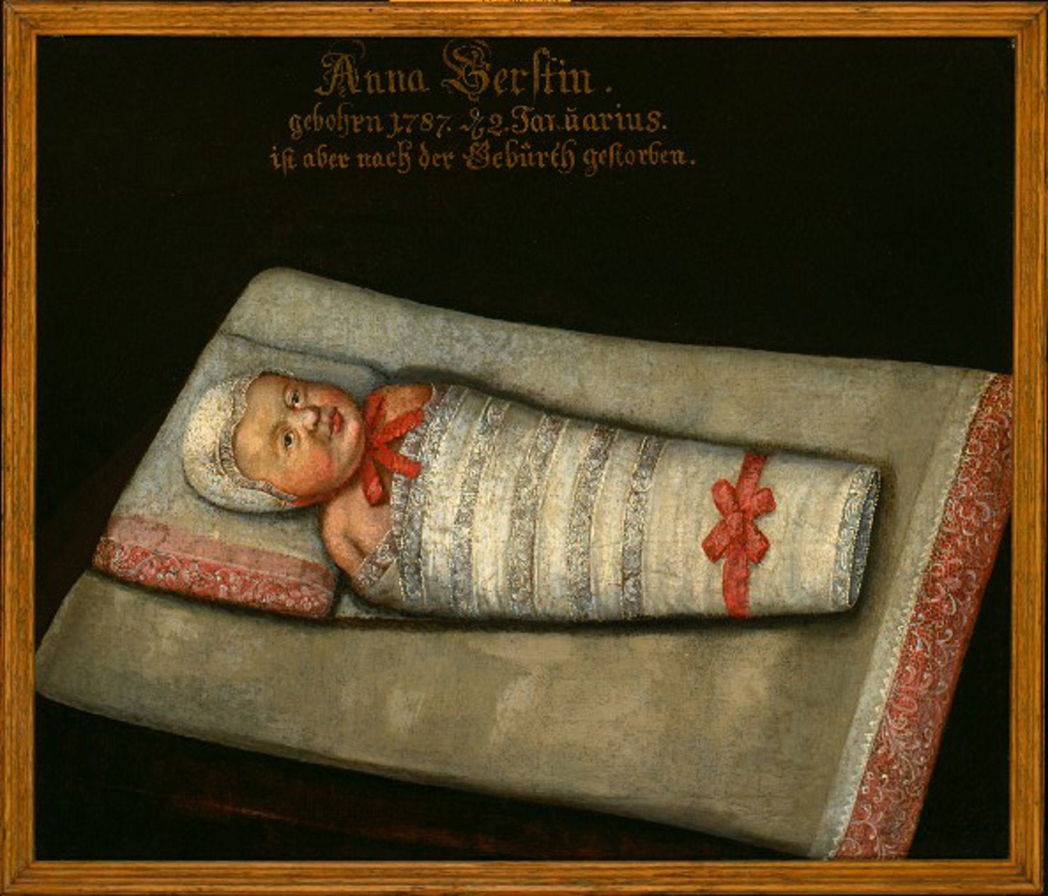 Gemälde "Anna Kerstin" (*/† 1787) (Museum für Sepulkralkultur CC0)
