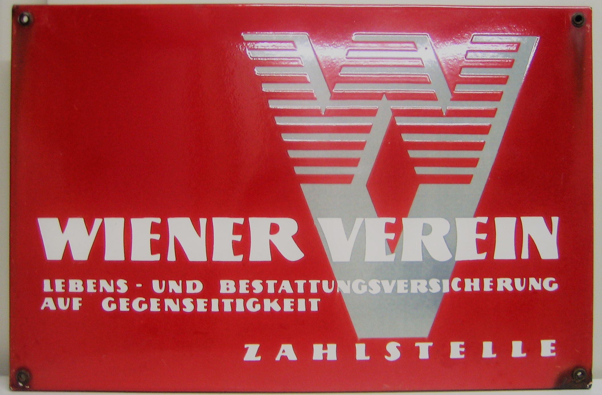 Schild "Wiener Verein" (Museum für Sepulkralkultur CC BY-NC-SA)