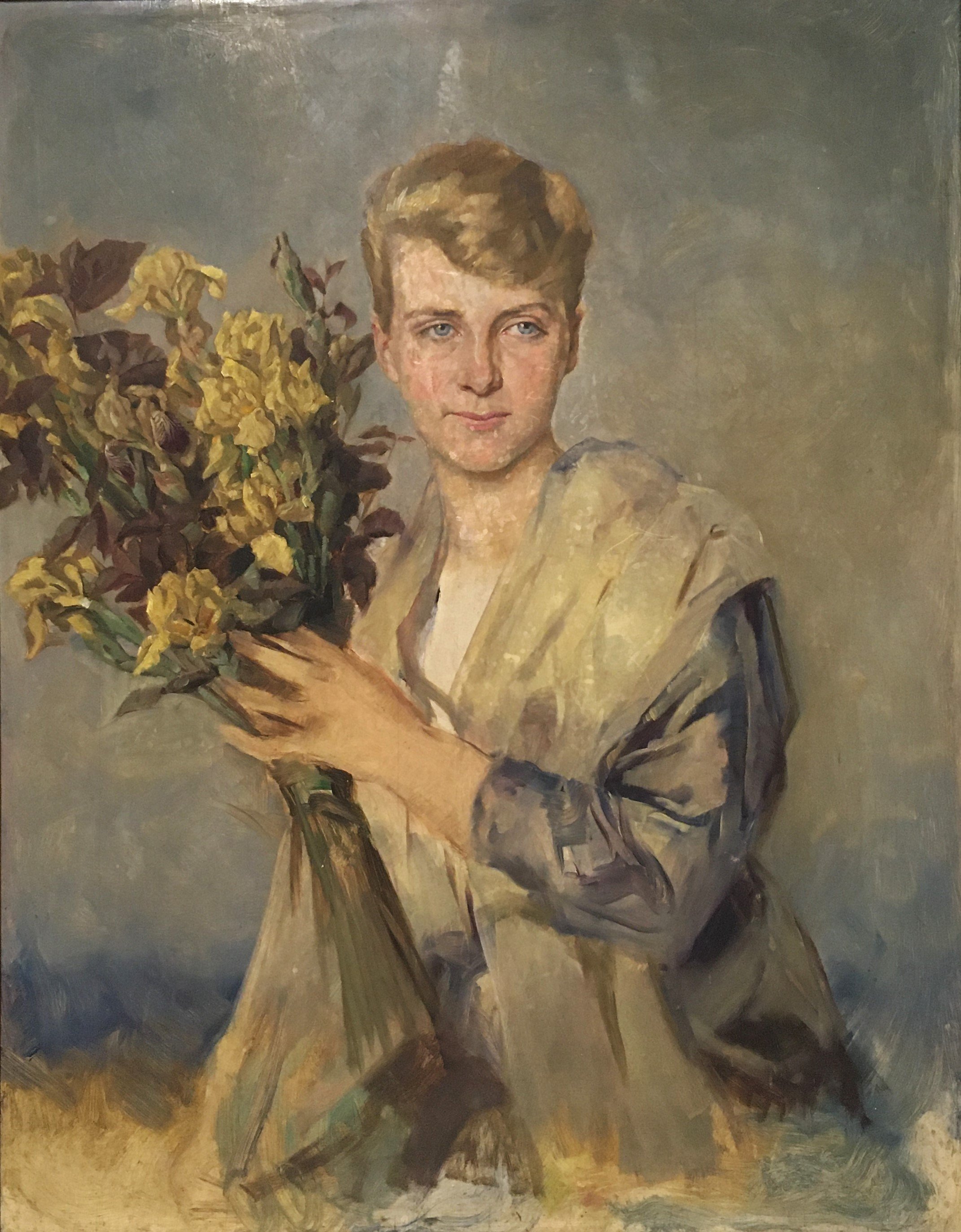 Gemälde 'Porträt Daisy von Carstanjen" (Otto Propheter) (Museum für Sepulkralkultur CC BY-NC-SA)