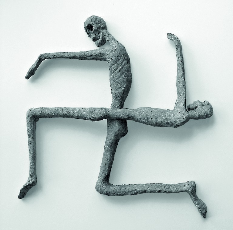 Plastik 'Ausgezehrte Körper' (David Ludwig Bloch) (Museum für Sepulkralkultur CC BY-NC-SA)