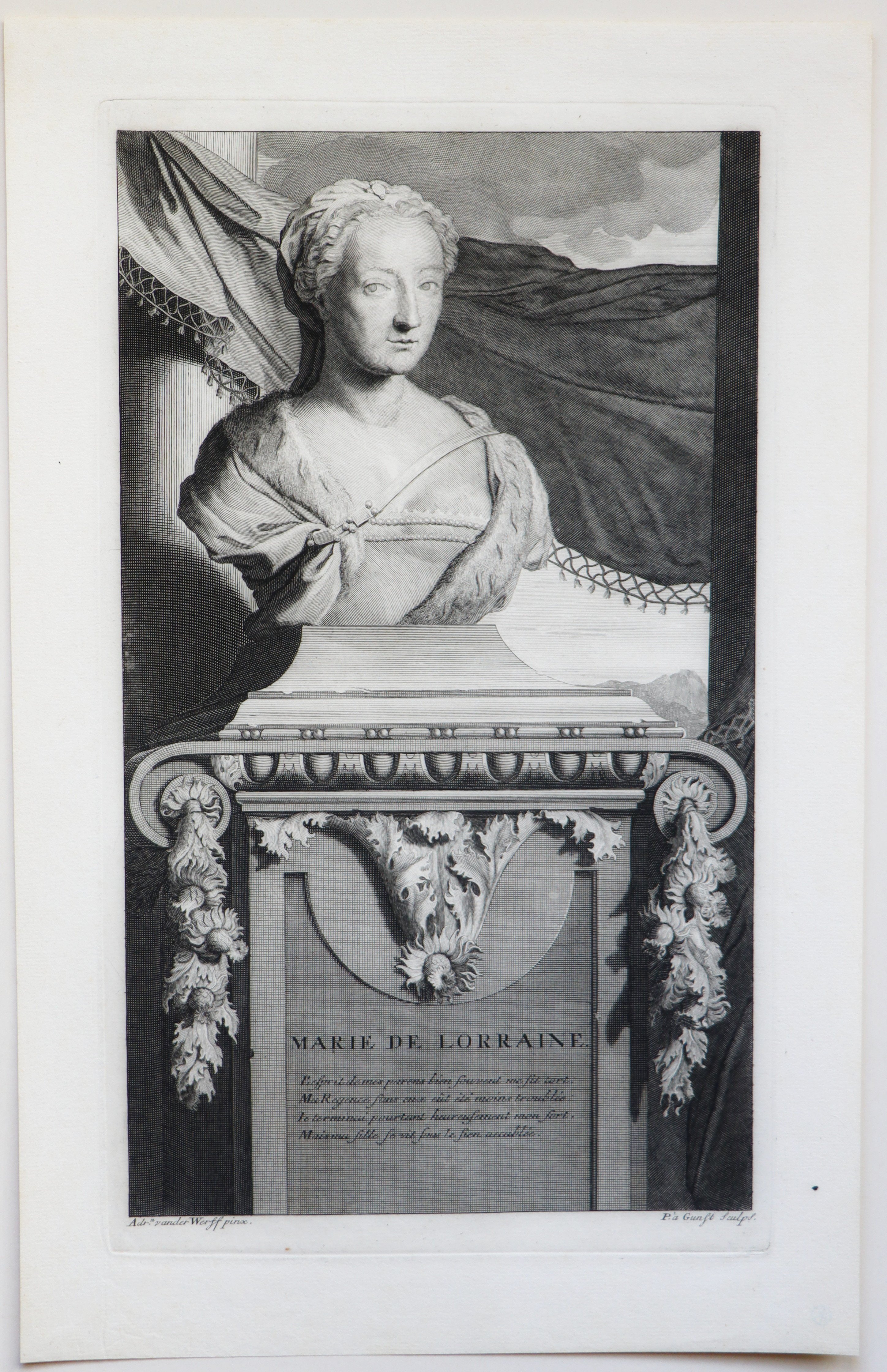 Grafik "Marie de Lorraine" (Museum für Sepulkralkultur CC BY)
