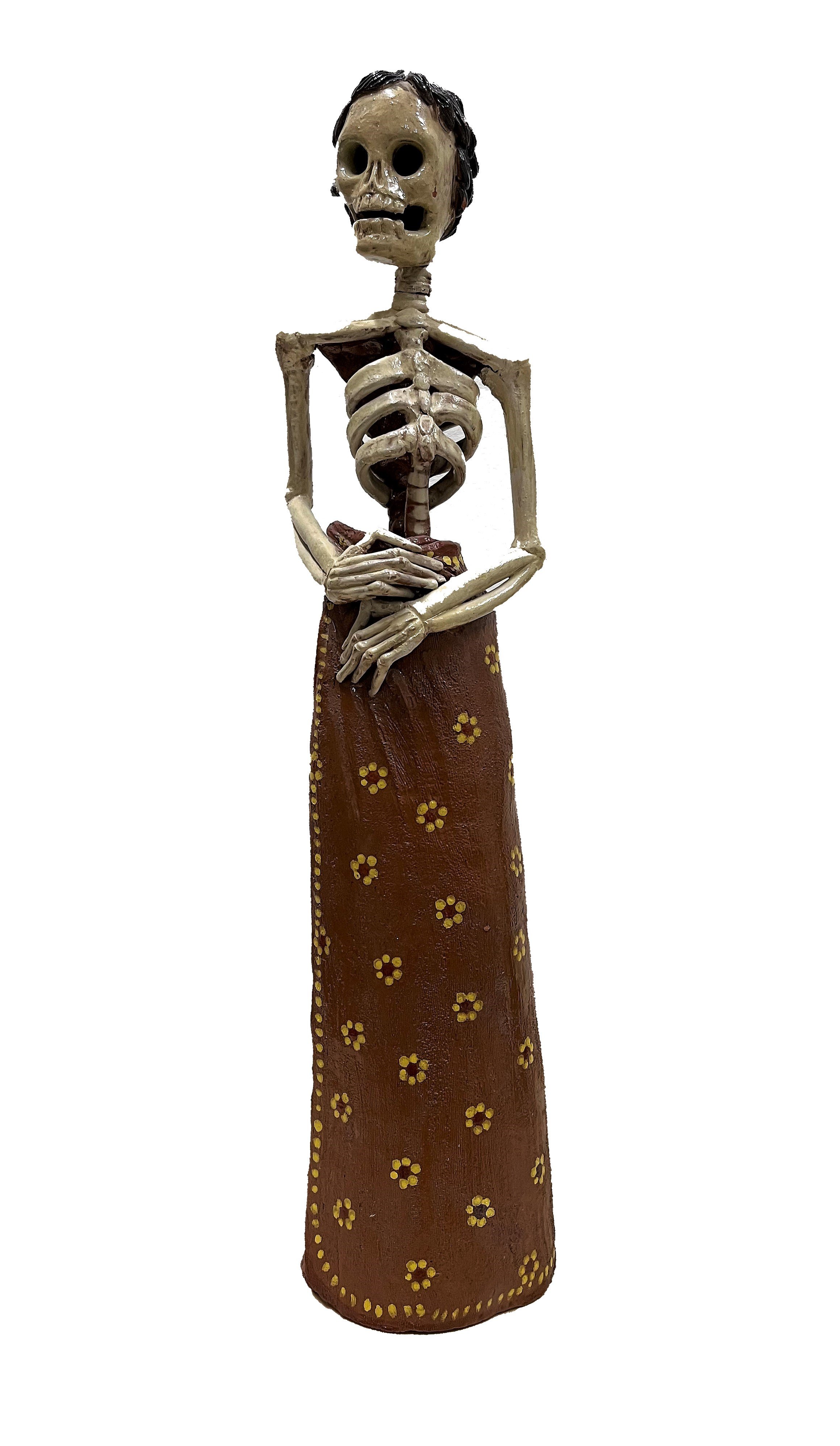 Mexikanische Skelett-Figur (sog. Catrina) :: Museum für