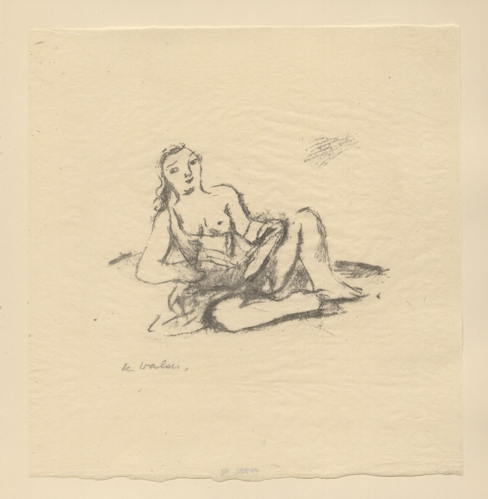 Am Boden sitzendes Mädchen (Freies Deutsches Hochstift / Frankfurter Goethe-Museum CC BY-NC-SA)