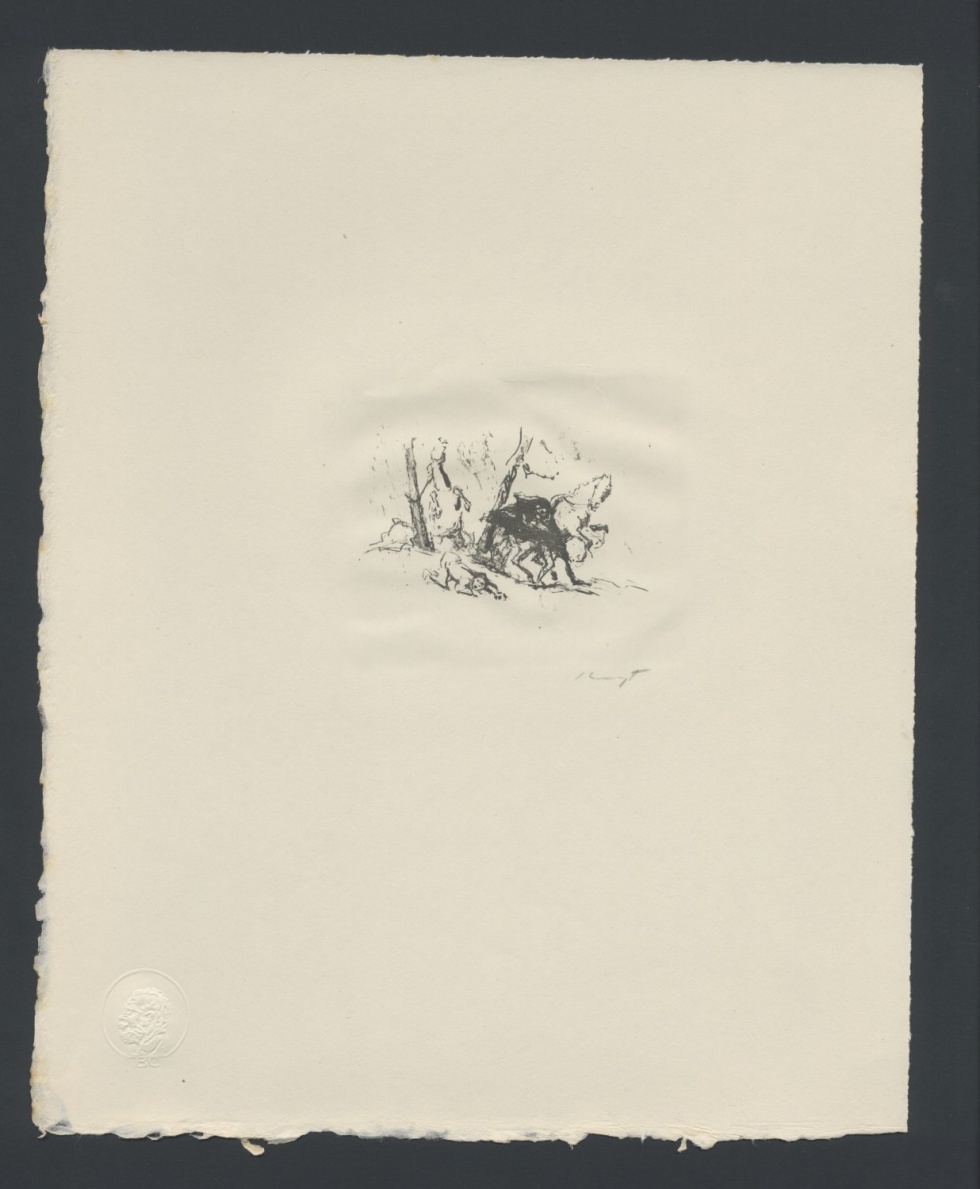Gewitter im Walde (Freies Deutsches Hochstift / Frankfurter Goethe-Museum CC BY-NC-SA)