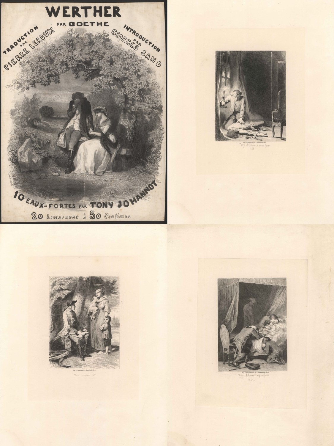 Serie von 10 Illustrationen zu Goethes Werther (Freies Deutsches Hochstift / Frankfurter Goethe-Museum CC BY-NC-SA)