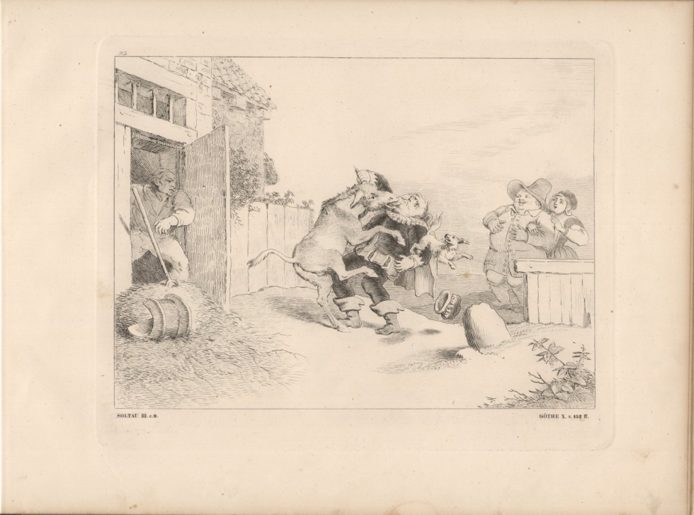 Die Geschichte vom neidischen Esel Boldewyn (Freies Deutsches Hochstift / Frankfurter Goethe-Museum CC BY-NC-SA)