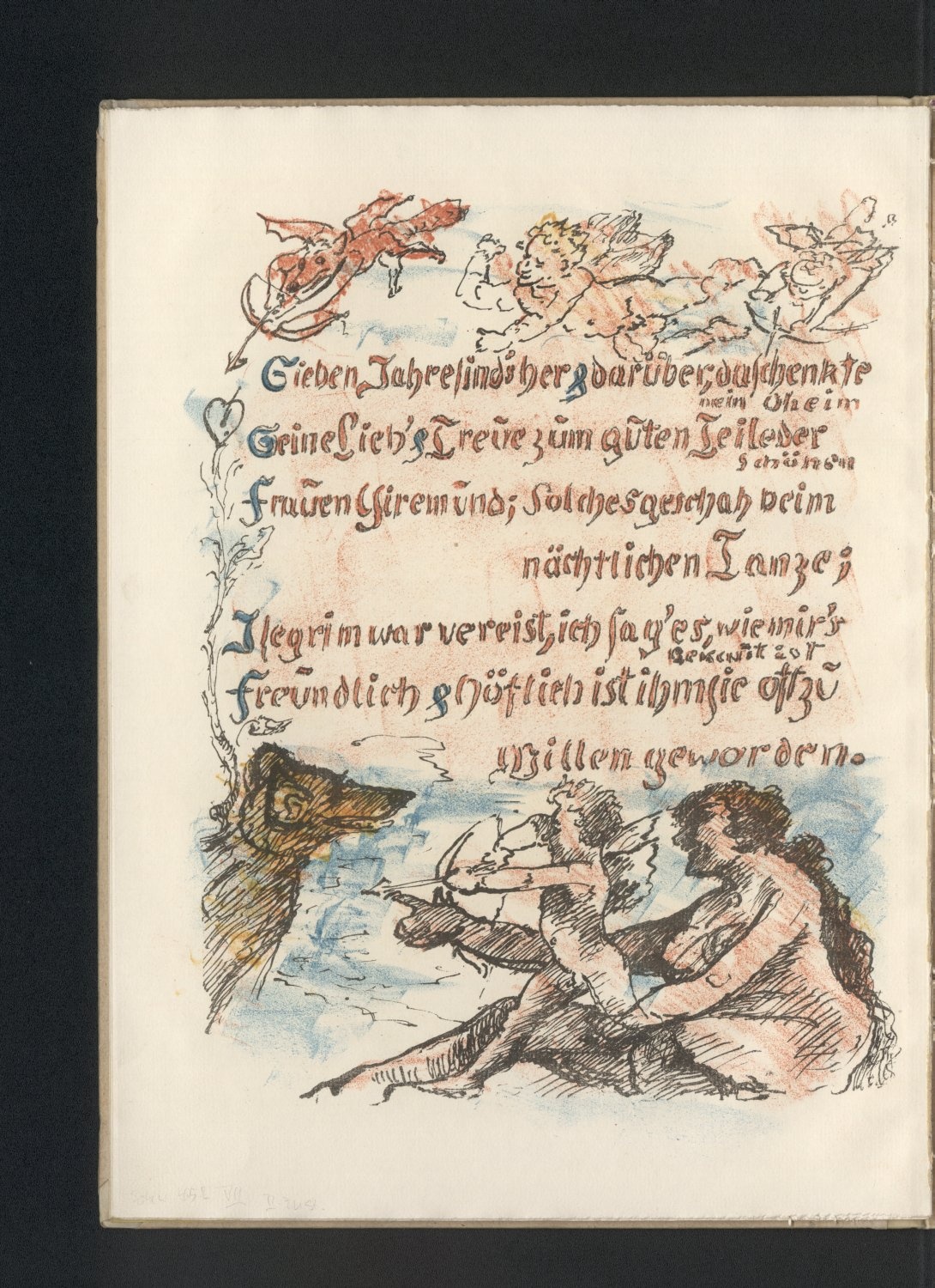 3. Schriftseite (Freies Deutsches Hochstift / Frankfurter Goethe-Museum CC BY-NC-SA)