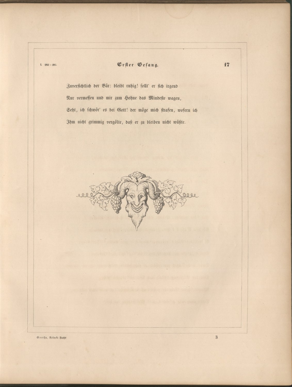 Schlussvignette zum Ersten Gesang (Freies Deutsches Hochstift / Frankfurter Goethe-Museum CC BY-NC-SA)