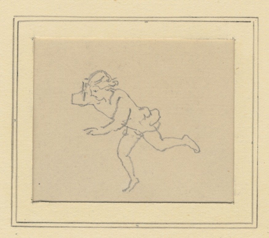 Der Knabe flieht vor der Glocke (Freies Deutsches Hochstift / Frankfurter Goethe-Museum Public Domain Mark)