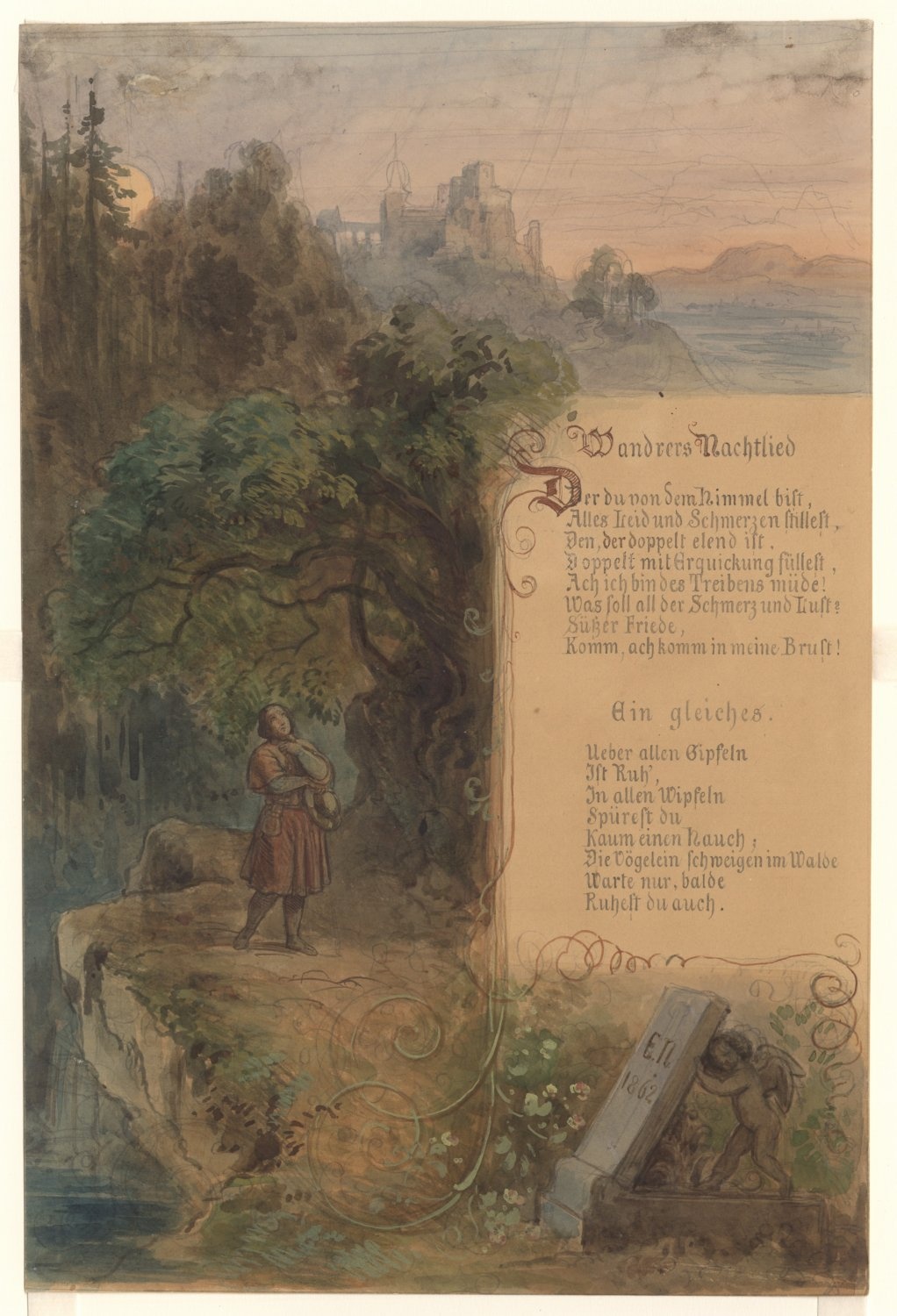 Wandrers Nachtlied (Freies Deutsches Hochstift / Frankfurter Goethe-Museum CC BY-NC-SA)