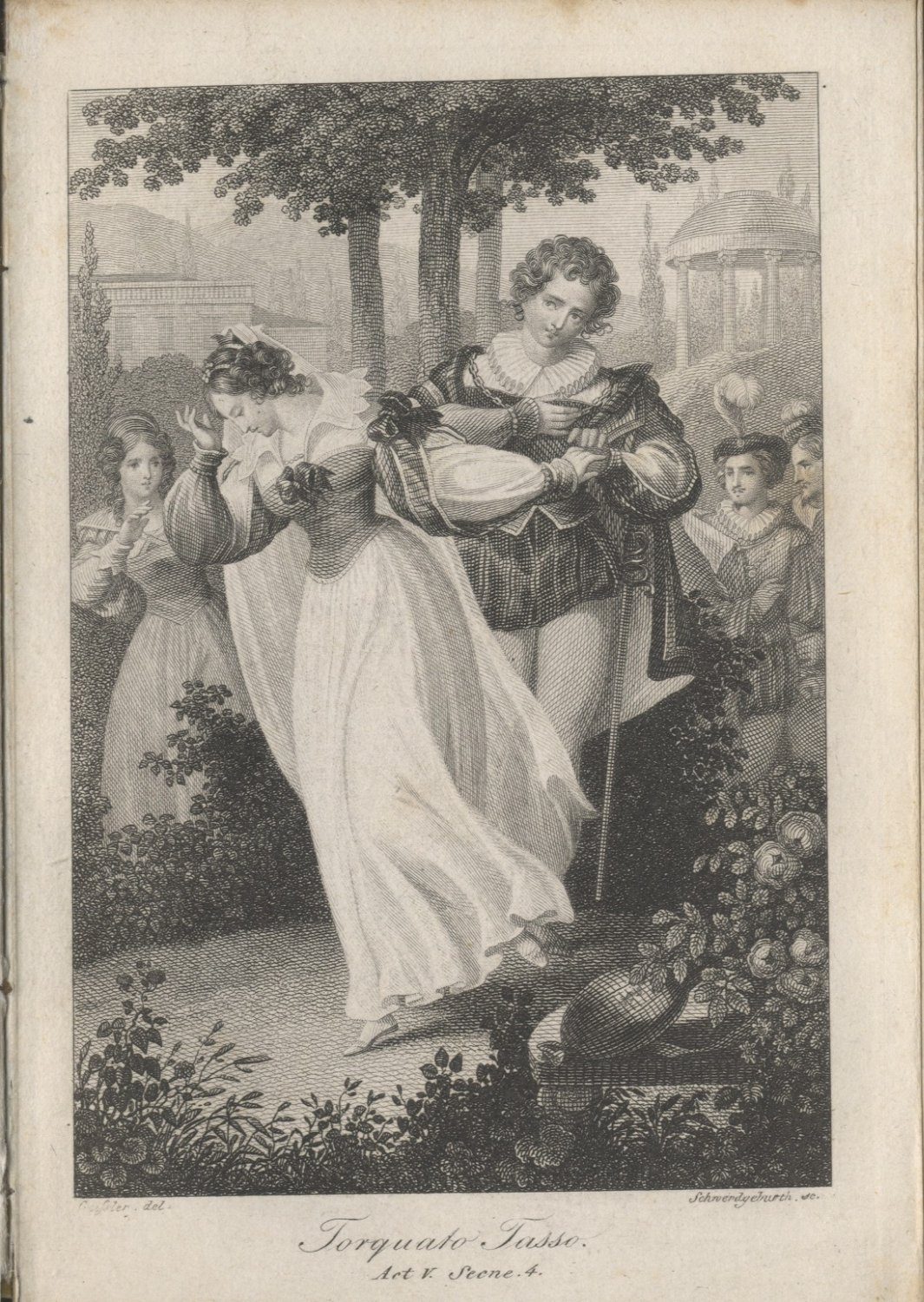  - Torquato Tasso, Act V, Scene 4Tasso und die Prinzessin (Freies Deutsches Hochstift / Frankfurter Goethe-Museum CC BY-NC-SA)