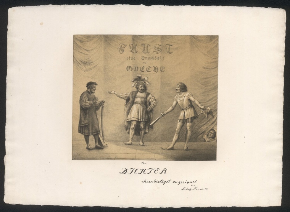 Darstellungen zu Goethe&rsquo;s Faust. von Ludwig Nauwerck (Freies Deutsches Hochstift / Frankfurter Goethe-Museum CC BY-NC-SA)