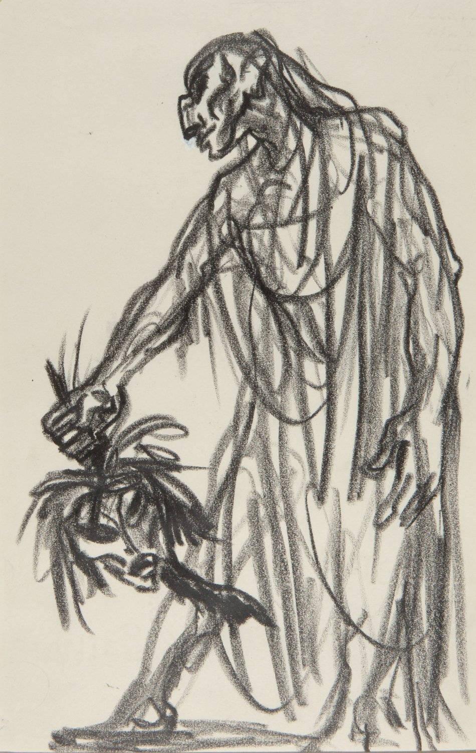 Phorkyas gibt sich als Mephisto zu erkennen (Freies Deutsches Hochstift / Frankfurter Goethe-Museum * Sylvester Kraaz RR-F)