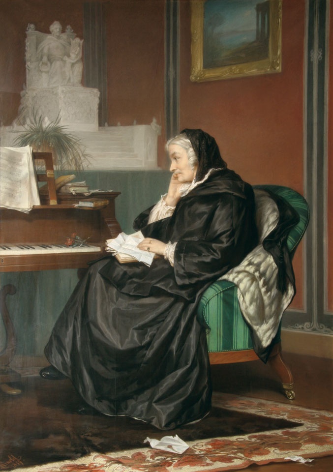 Bettine von Arnim, geb. Brentano (Freies Deutsches Hochstift / Frankfurter Goethe-Museum RR-F)