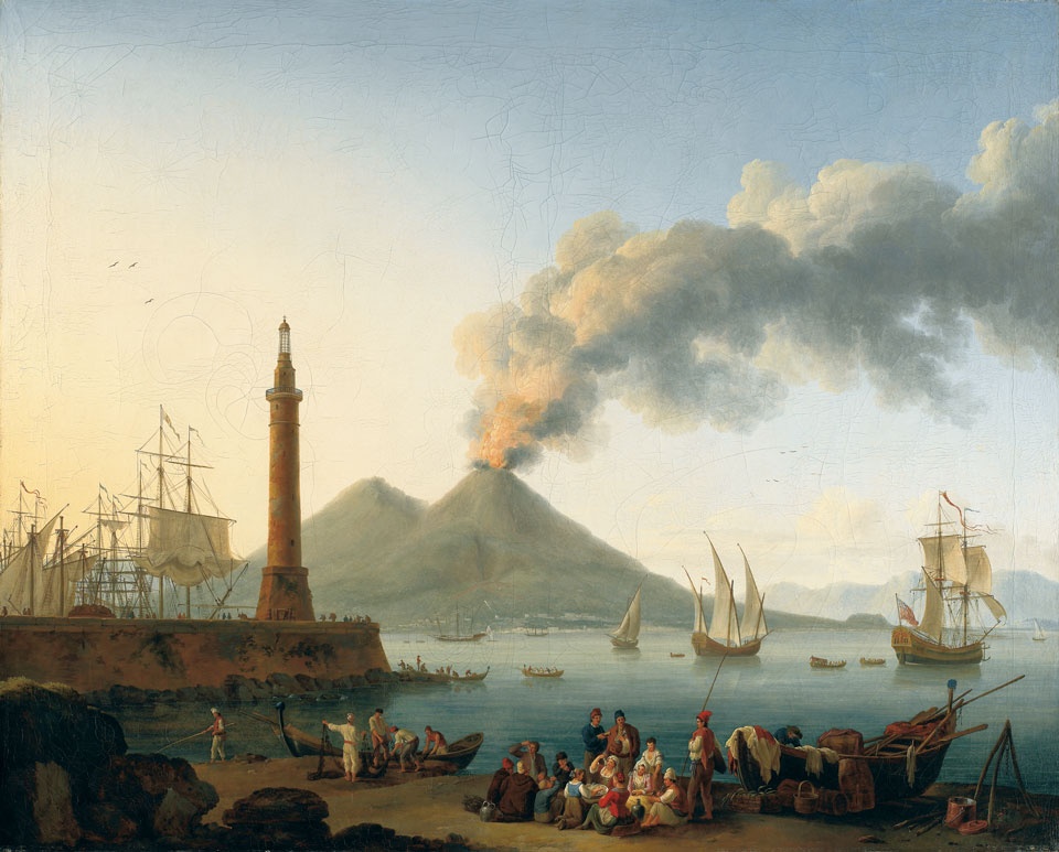 Der Hafen von Santa Lucia in Neapel (Freies Deutsches Hochstift / Frankfurter Goethe-Museum RR-F)