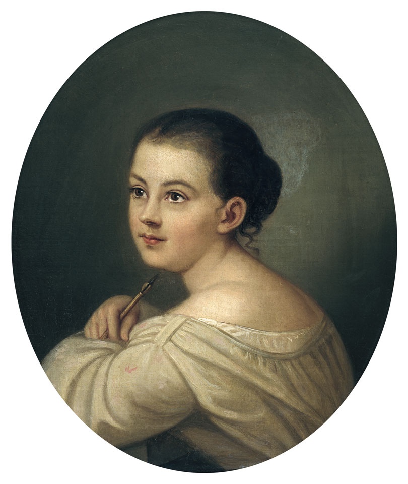 Gisela von Arnim, spätere Grimm (Freies Deutsches Hochstift / Frankfurter Goethe-Museum RR-F)