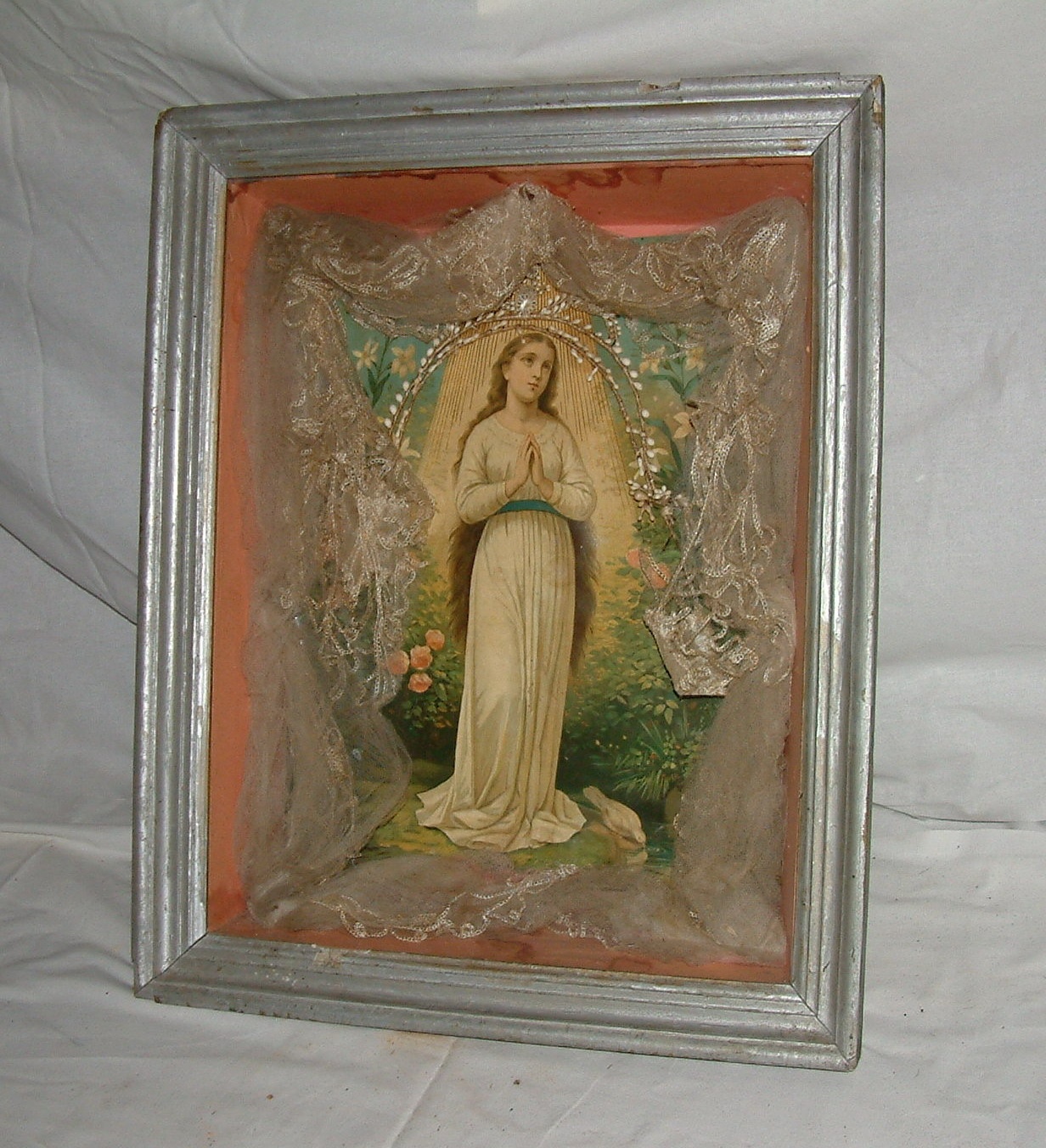 Keretben Mária-kép nyomat (Erkel Ferenc Múzeum, Gyula CC BY-NC-SA)
