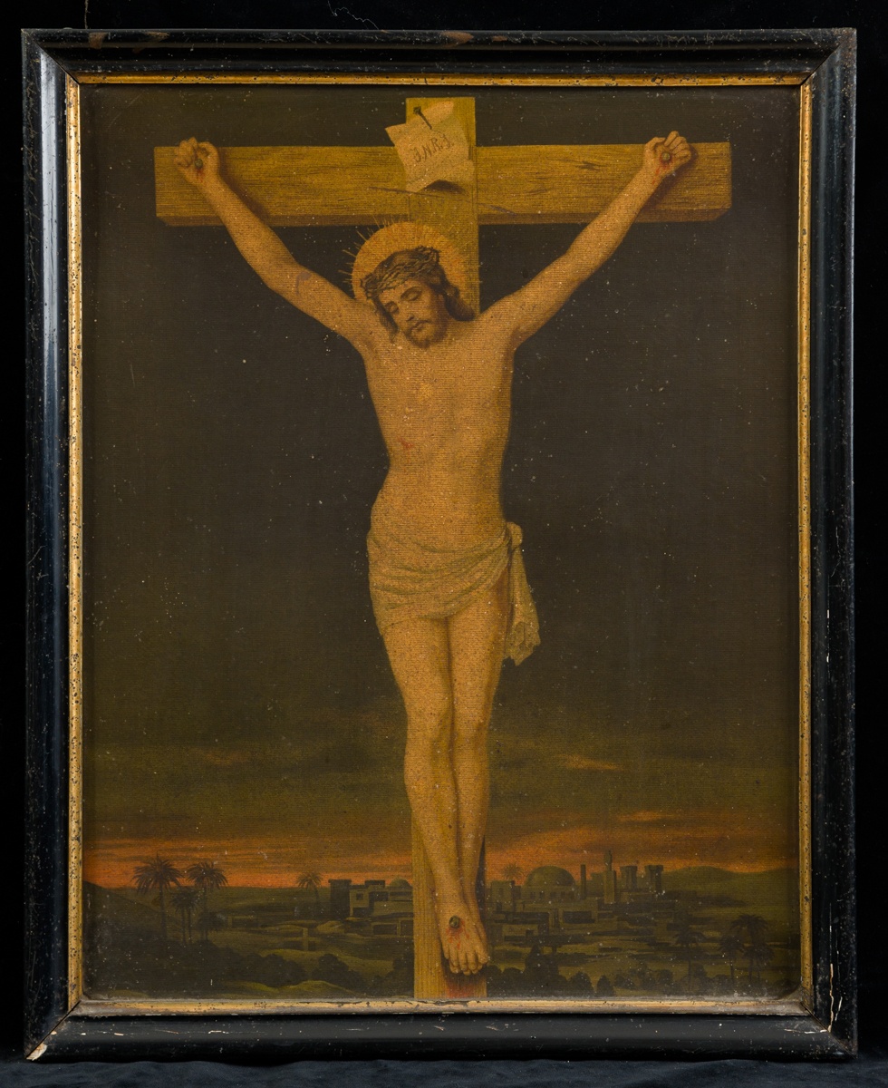 Jézus a keresztfán (Gyulai Német Tájház CC BY-NC-SA)