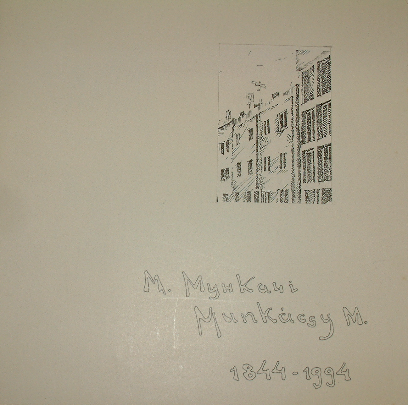 Munkácsy Mihály mappa (Erkel Ferenc Múzeum CC BY-NC-SA)